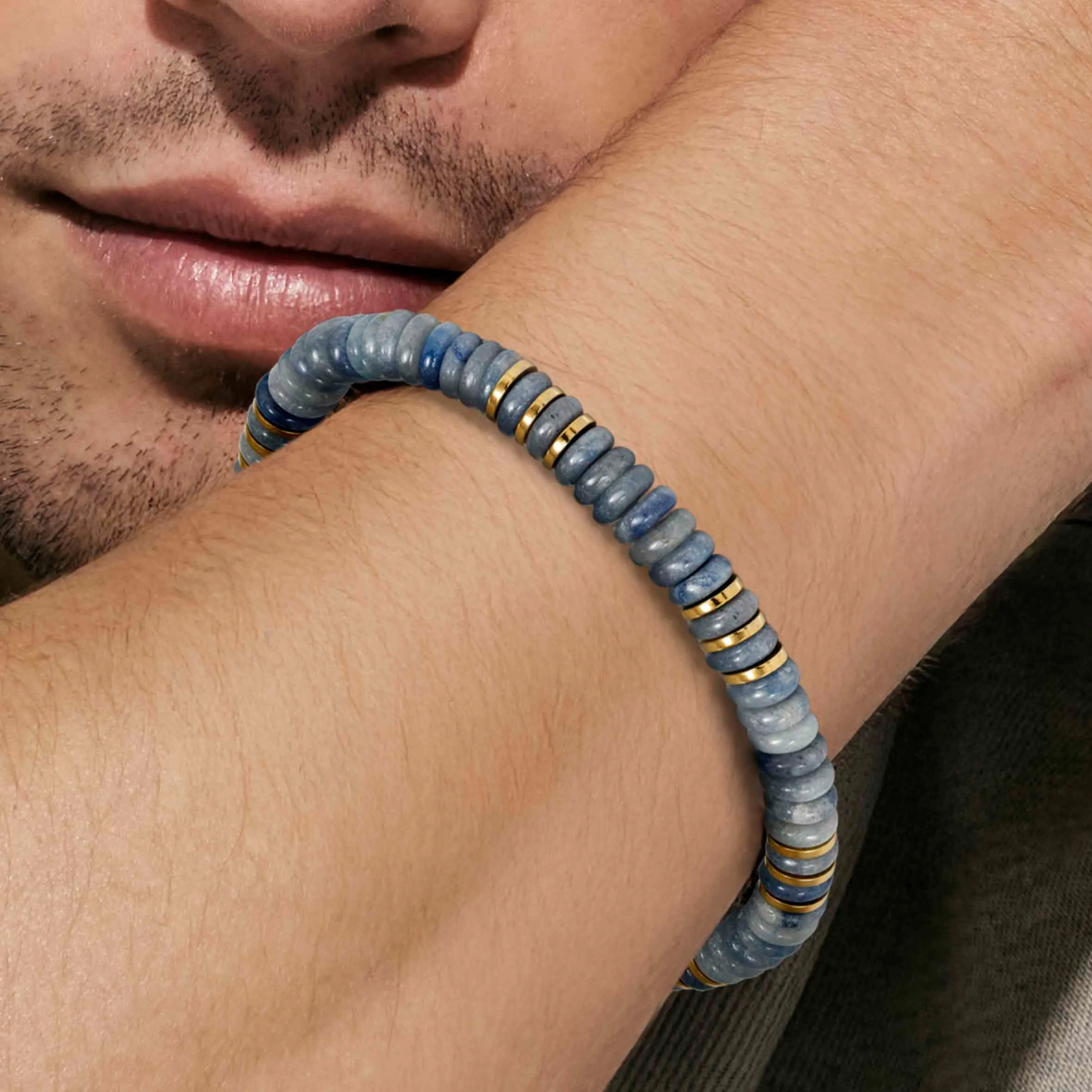 Instinctstyle Infinity bracelet, yellow PVD, coloured stones - Nomination Qatar Instinctstyle Infinity bracelet, yellow PVD, coloured stones - Image 2