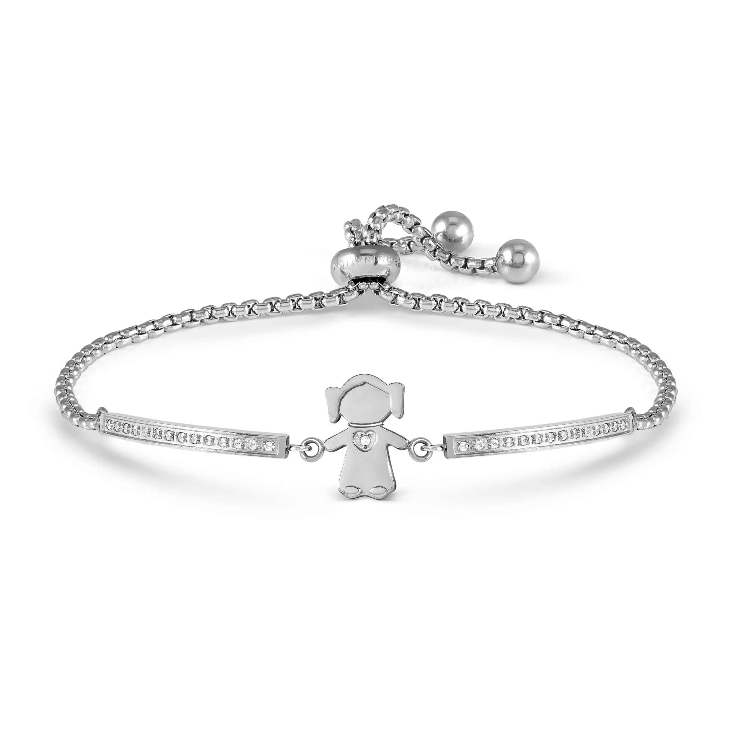 Milleluci bracelet with Girl and CZ - Nomination Qatar Milleluci bracelet with Girl and CZ