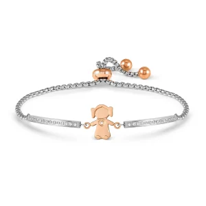 Milleluci bracelet with Girl and CZ
