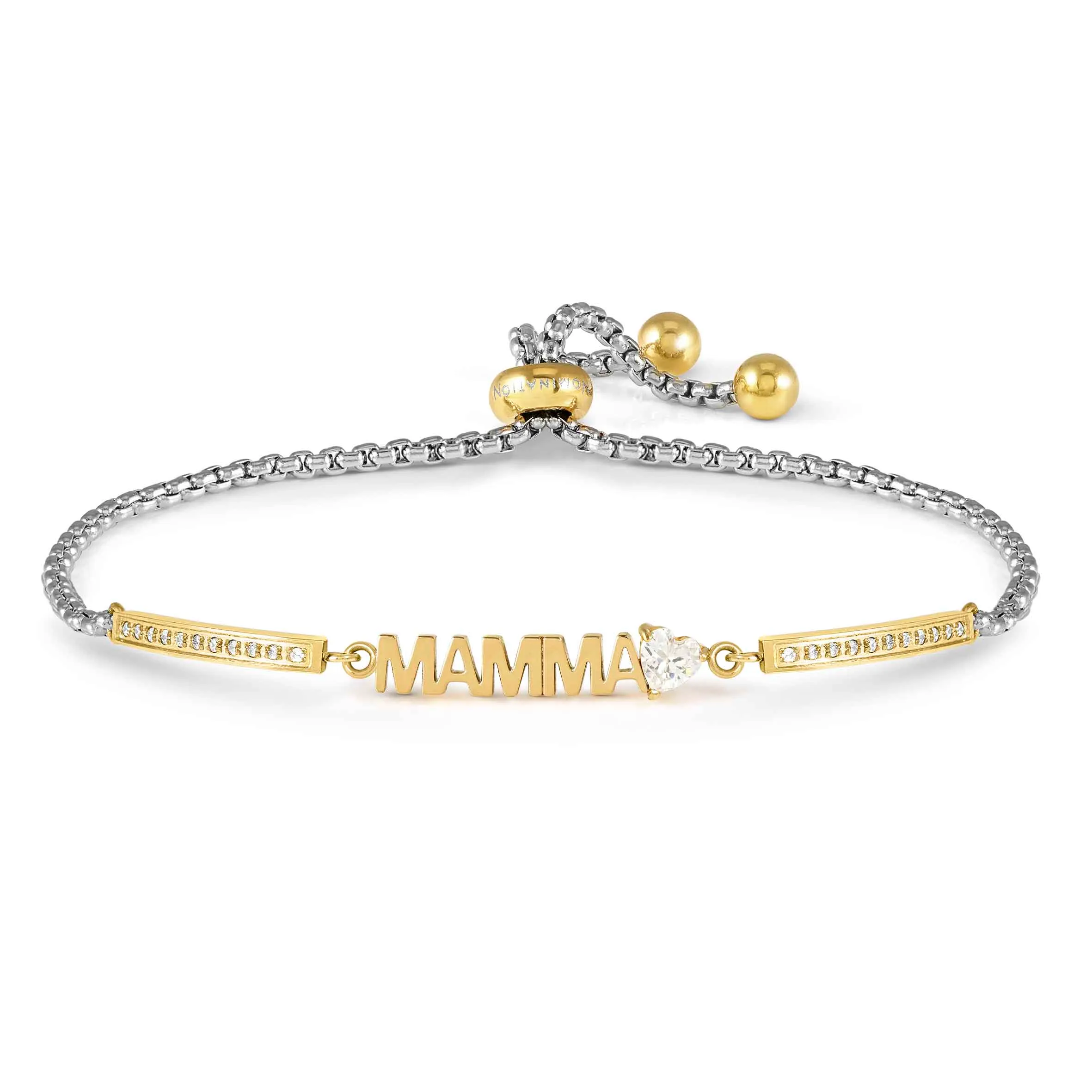Milleluci bracelet, MAMMA with Cubic Zirconia - Nomination Qatar Milleluci bracelet, MAMMA with Cubic Zirconia