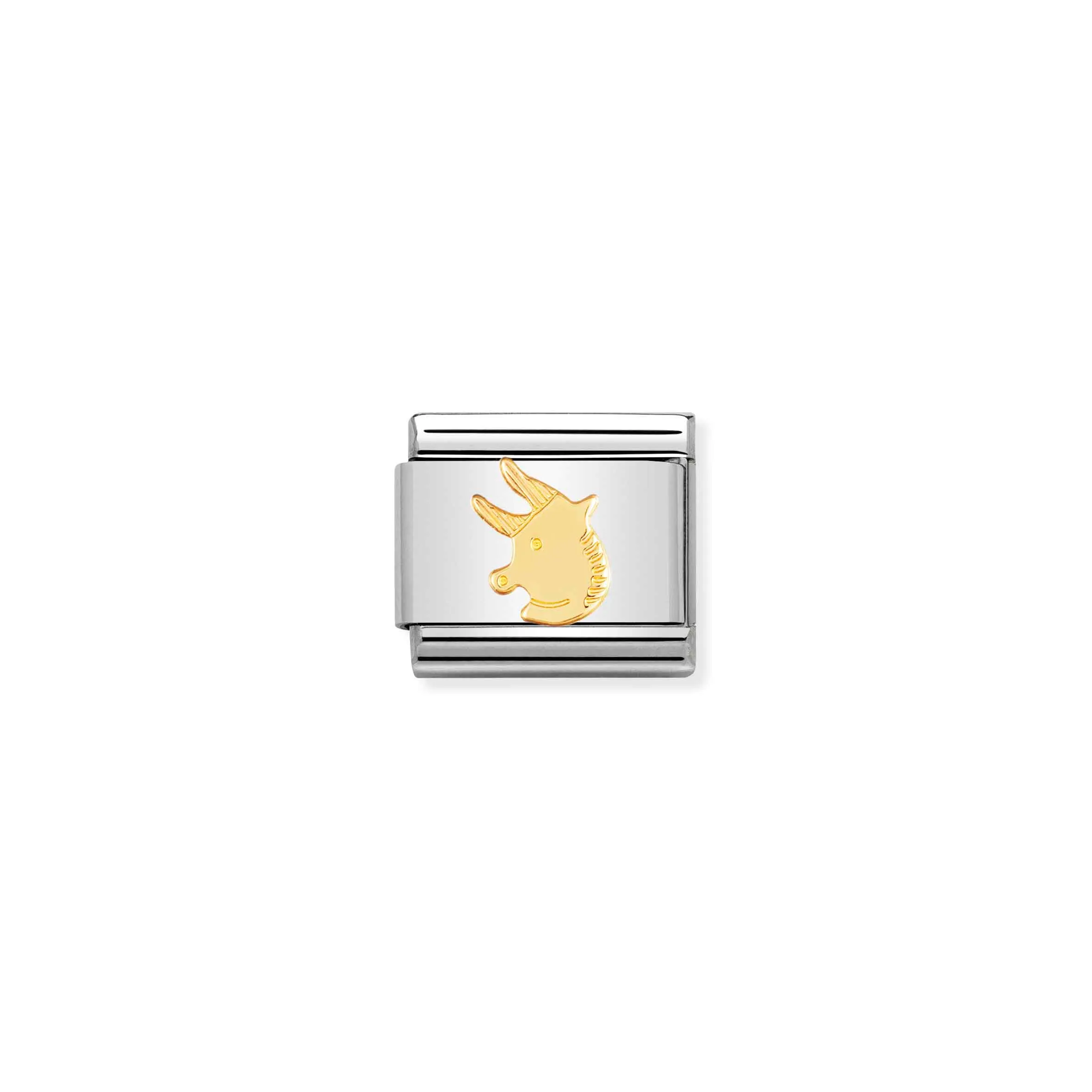 Charm, Composable Link, Taurus in bonded yellow gold - Nomination Qatar Charm, Composable Link, Taurus in bonded yellow gold