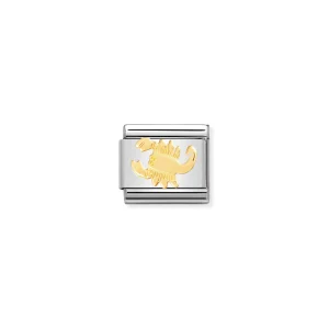 Charm, Composable Link, Scorpio in bonded yellow gold