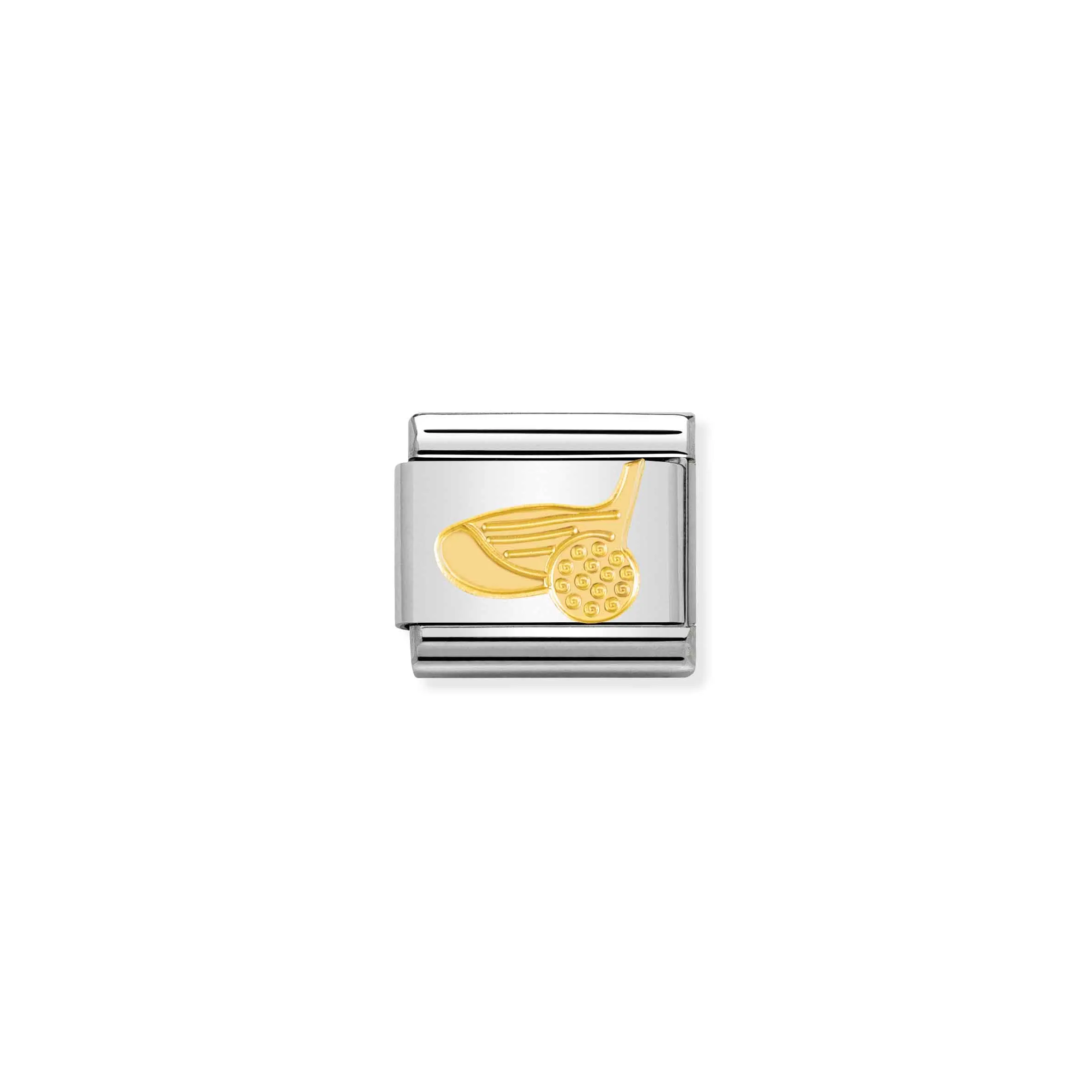 Charm, Composable Link, Golf Ball and Club - Nomination Qatar Charm, Composable Link, Golf Ball and Club