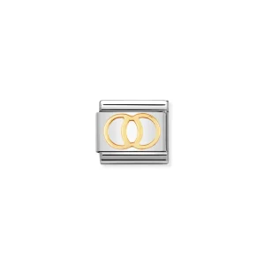 Charm, Composable Link, Wedding Rings in Gold