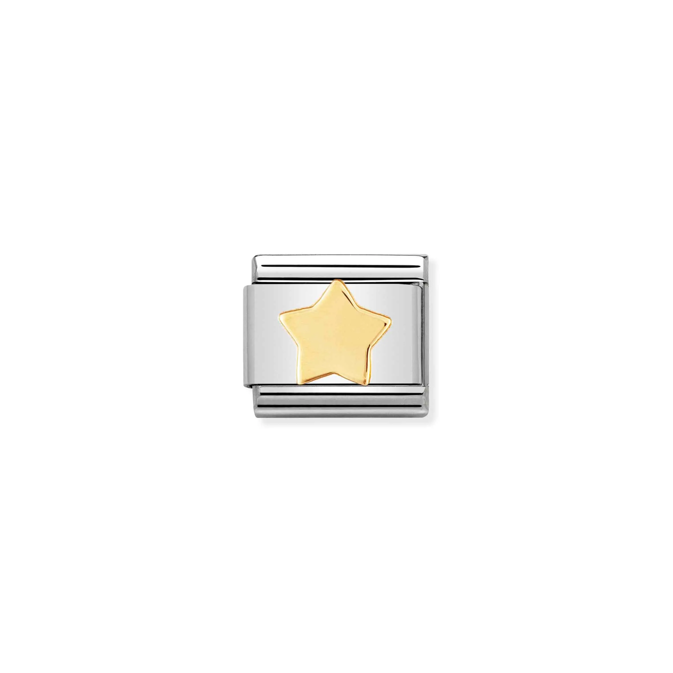 Charm, Composable Link, Star in Gold - Nomination Qatar Charm, Composable Link, Star in Gold