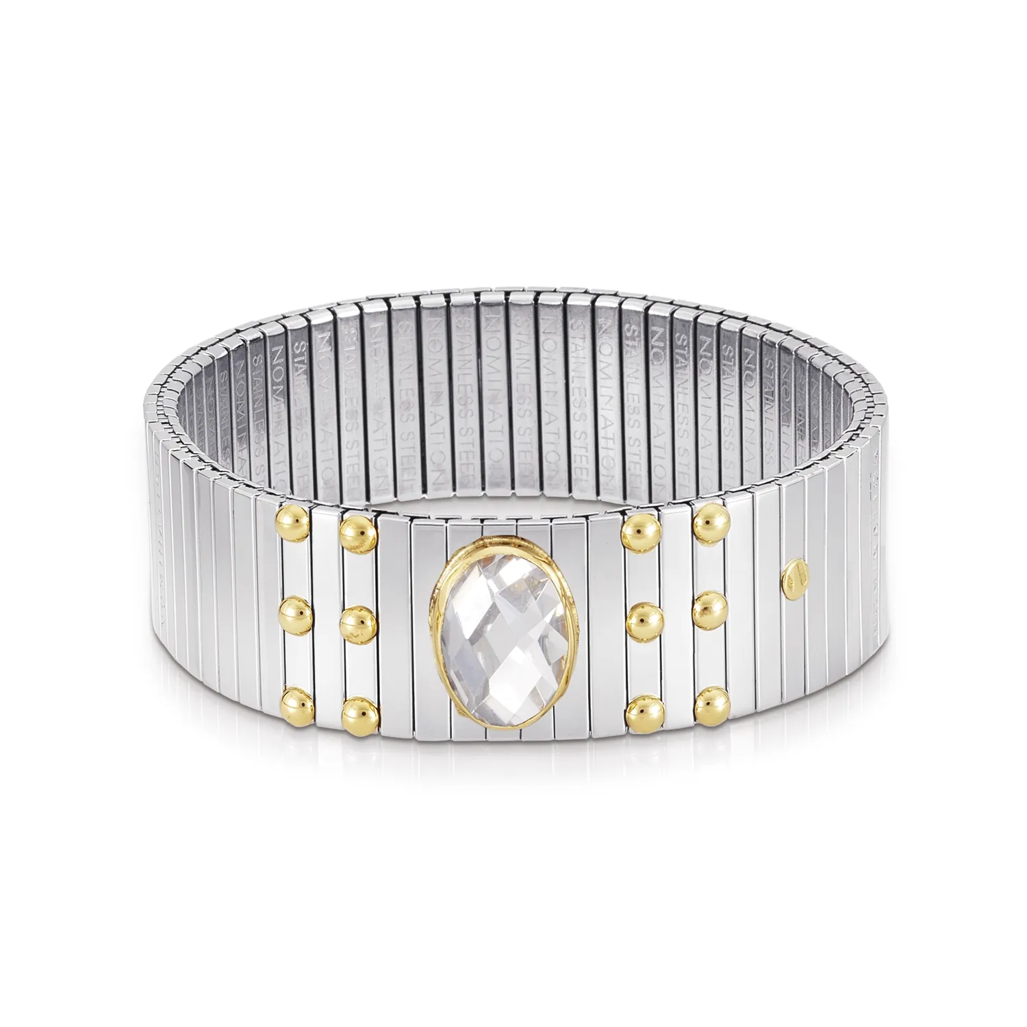 Extension Bracelet with Gold and Cubic Zirconia - Nomination Qatar Extension Bracelet with Gold and Cubic Zirconia