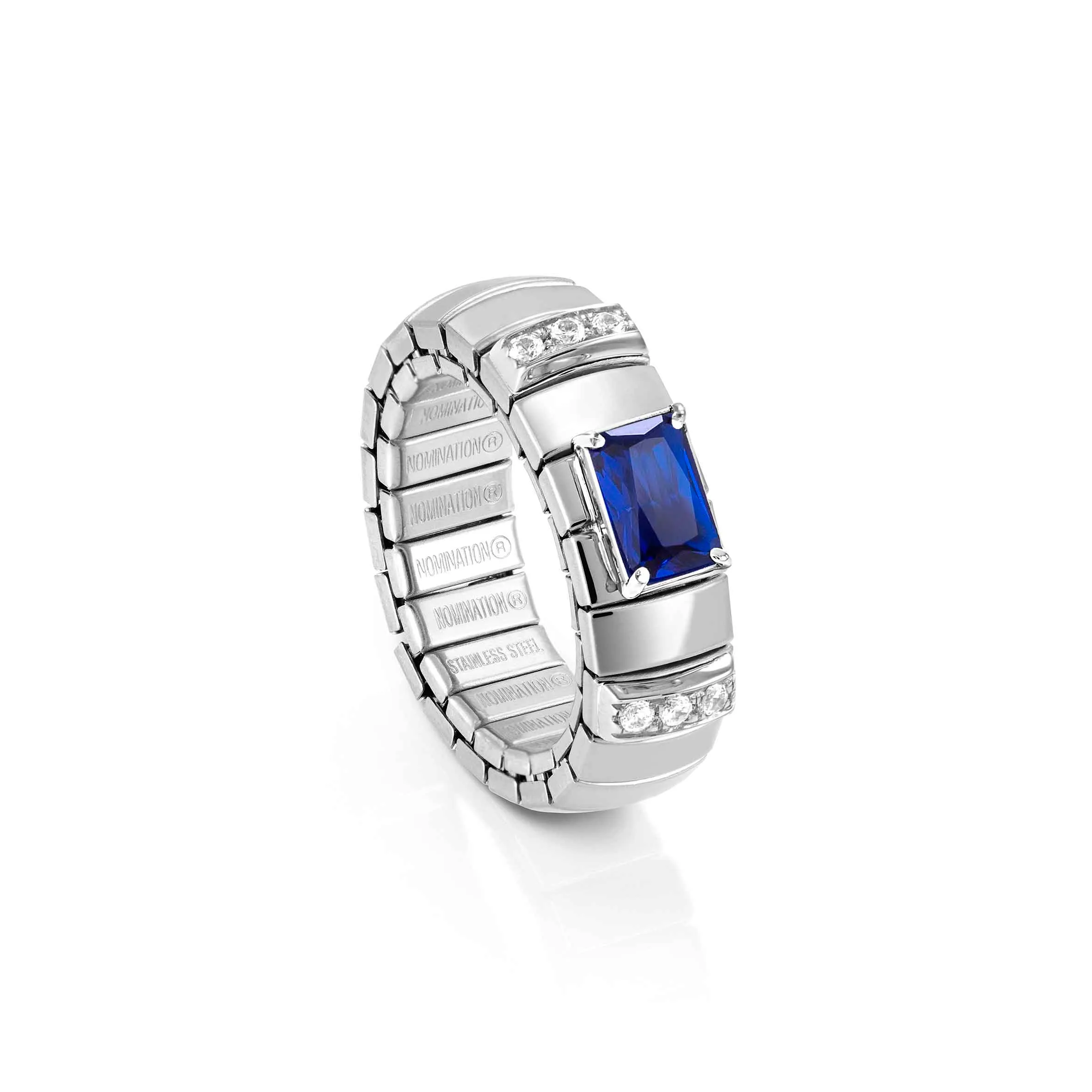 Extension ring with Baguette shaped stone - Nomination Qatar Extension ring with Baguette shaped stone