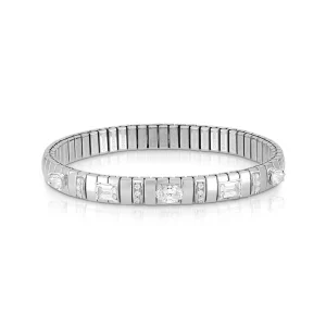 Extension bracelet with coloured mixed Cubic Zirconia