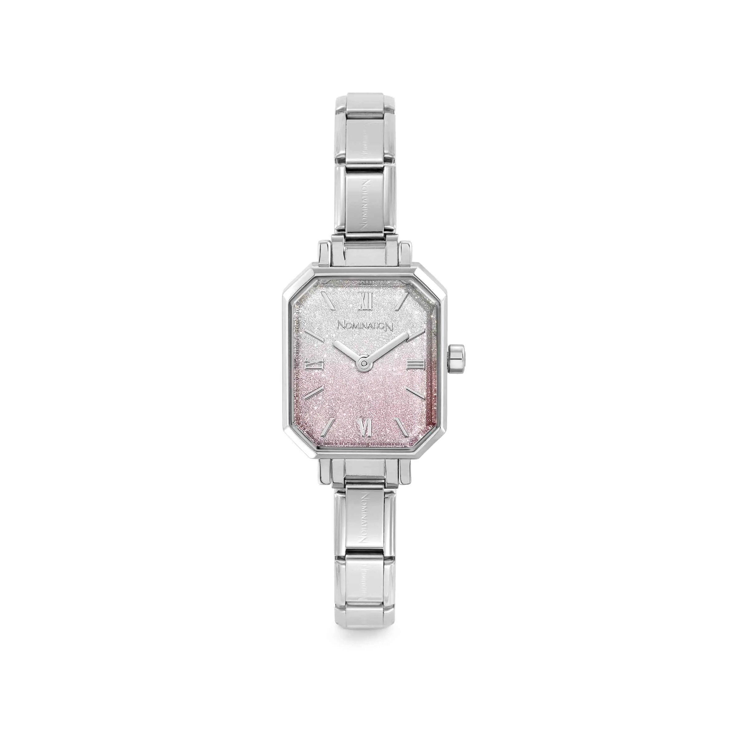 Time Paris watch, Fade Glitter Pink-Silver dial - Nomination Qatar Time Paris watch, Fade Glitter Pink-Silver dial