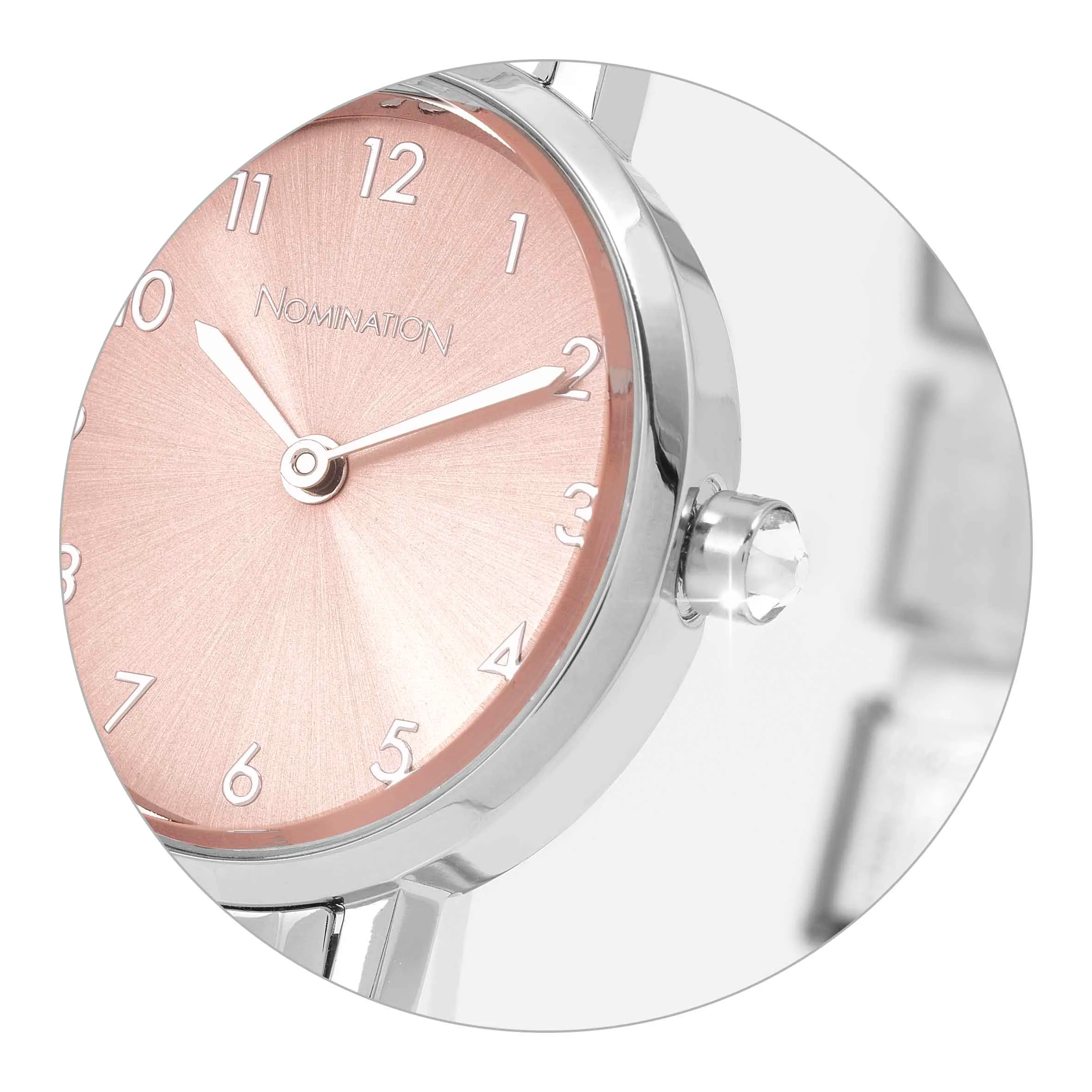 Paris Oval watch Sunray Pink dial - Nomination Qatar Paris Oval watch Sunray Pink dial - Image 4