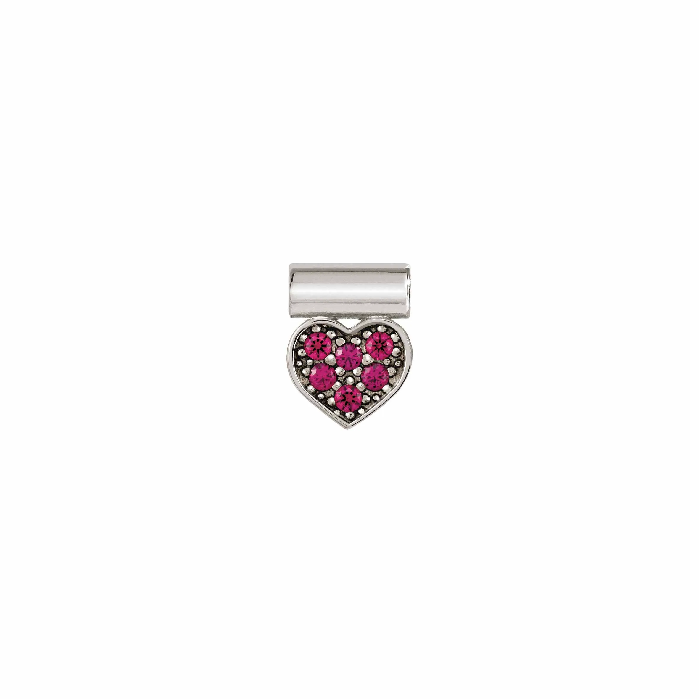 SeiMia Pendant with Red Heart and Gemstones - Nomination Qatar SeiMia Pendant with Red Heart and Gemstones