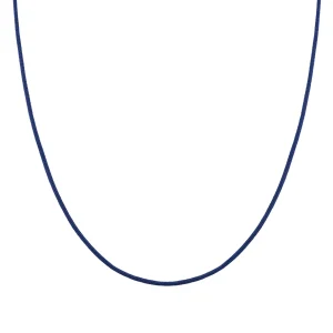 SeiMia, necklace in recycled cord with sterling silver