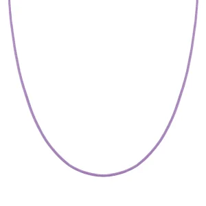 SeiMia, necklace in recycled cord with sterling silver