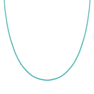 SeiMia, necklace in recycled cord with sterling silver