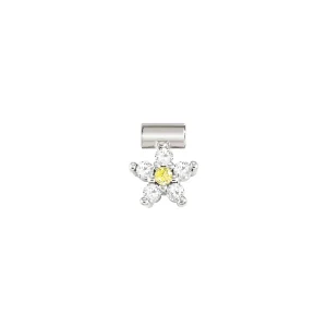 SeiMia pendant, White Flower, CZ