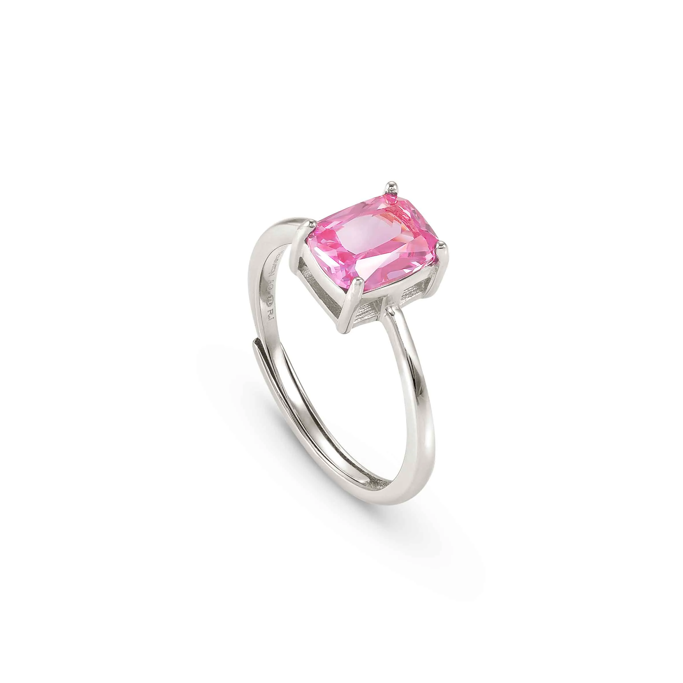 Colour Wave ring with Pink Cubic Zirconia - Nomination Qatar Colour Wave ring with Pink Cubic Zirconia
