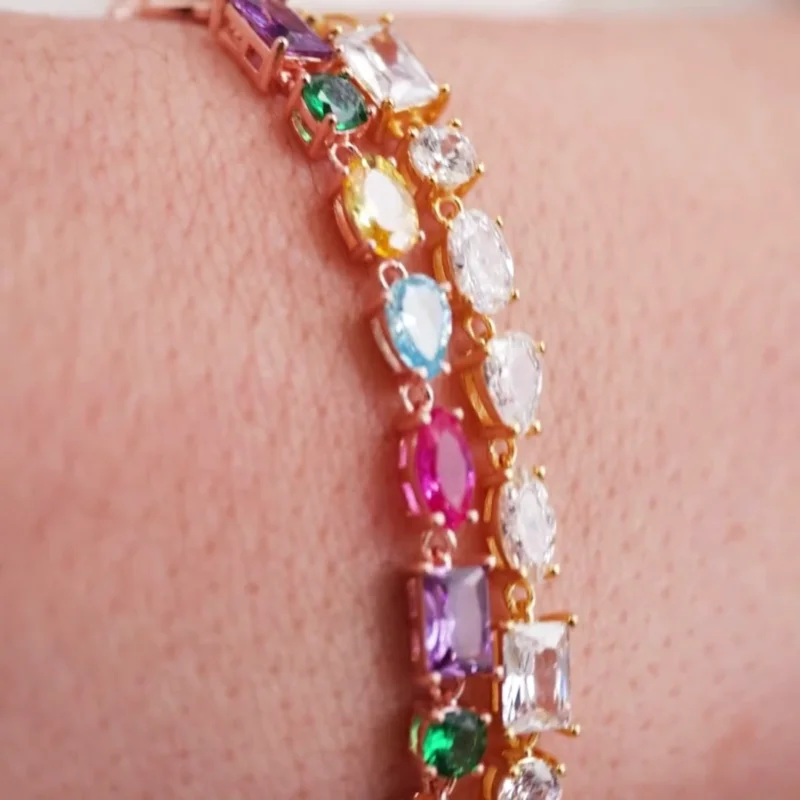 Colour Wave necklace, sterling silver - Image 6