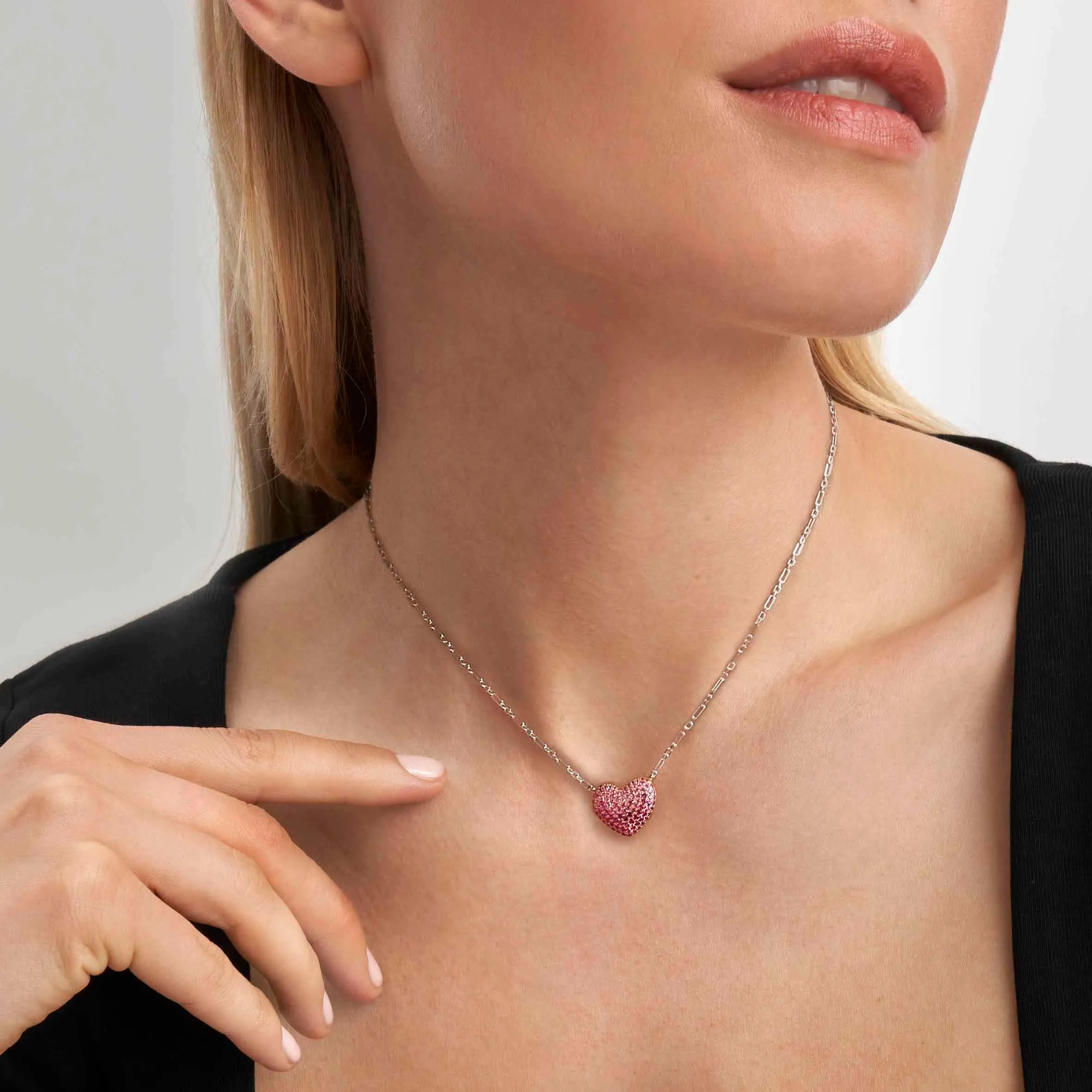 Crysalis necklace, Heart with Cubic Zirconia - Nomination Qatar Crysalis necklace, Heart with Cubic Zirconia - Image 2