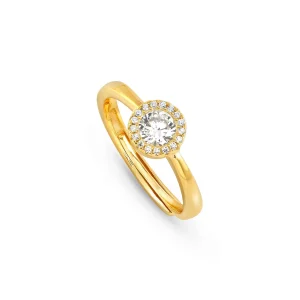 SEIDIVINA ring, Solitaire CZ