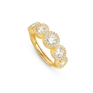 SEIDIVINA ring with Cubic Zirconia