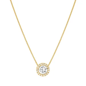 SEIDIVINA necklace, Solitaire CZ