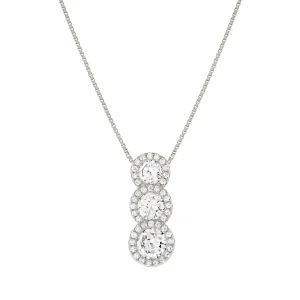 SEIDIVINA necklace, 3 Cubic Zirconia