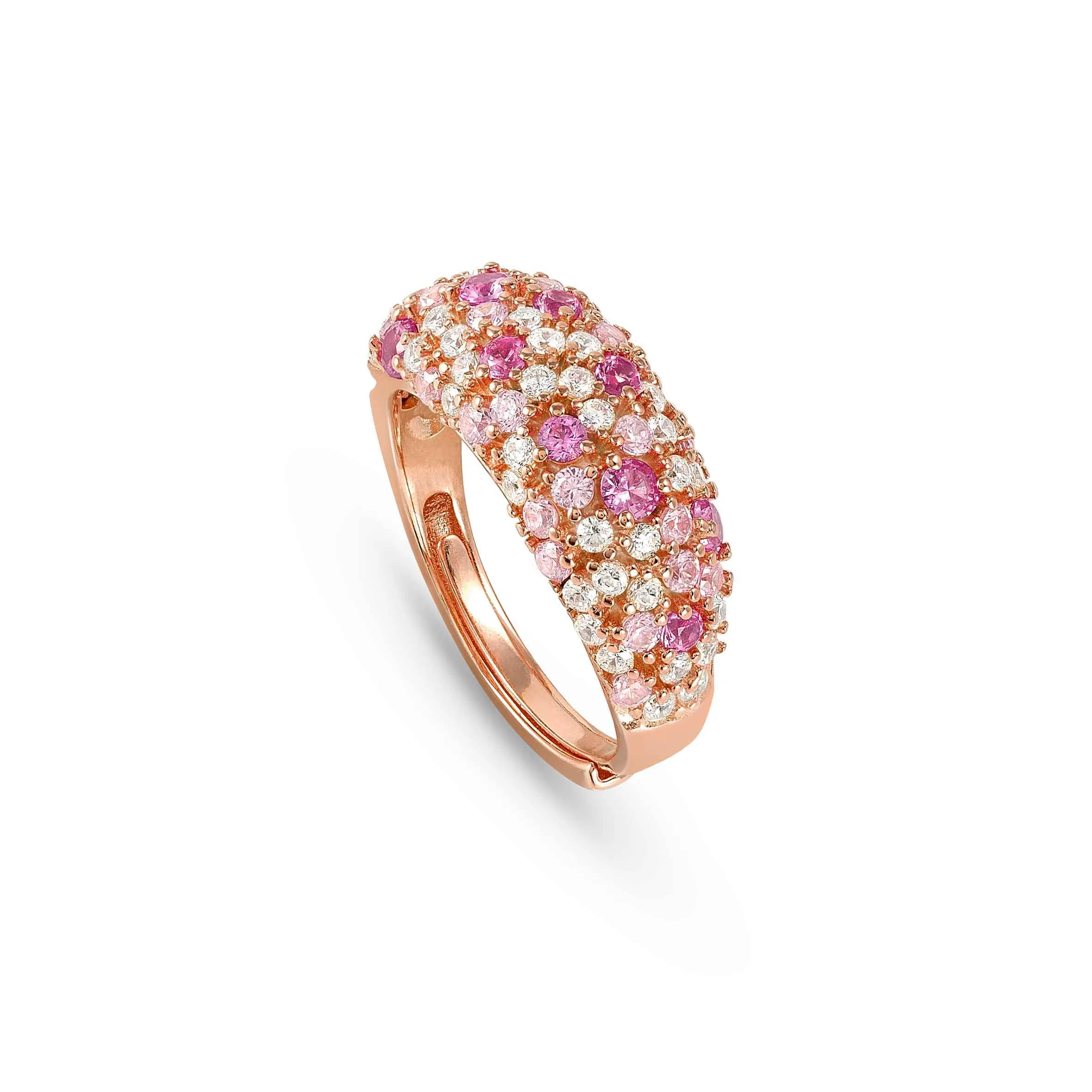 Mosaica ring, 50 coloured CZ - Nomination Qatar Mosaica ring, 50 coloured CZ