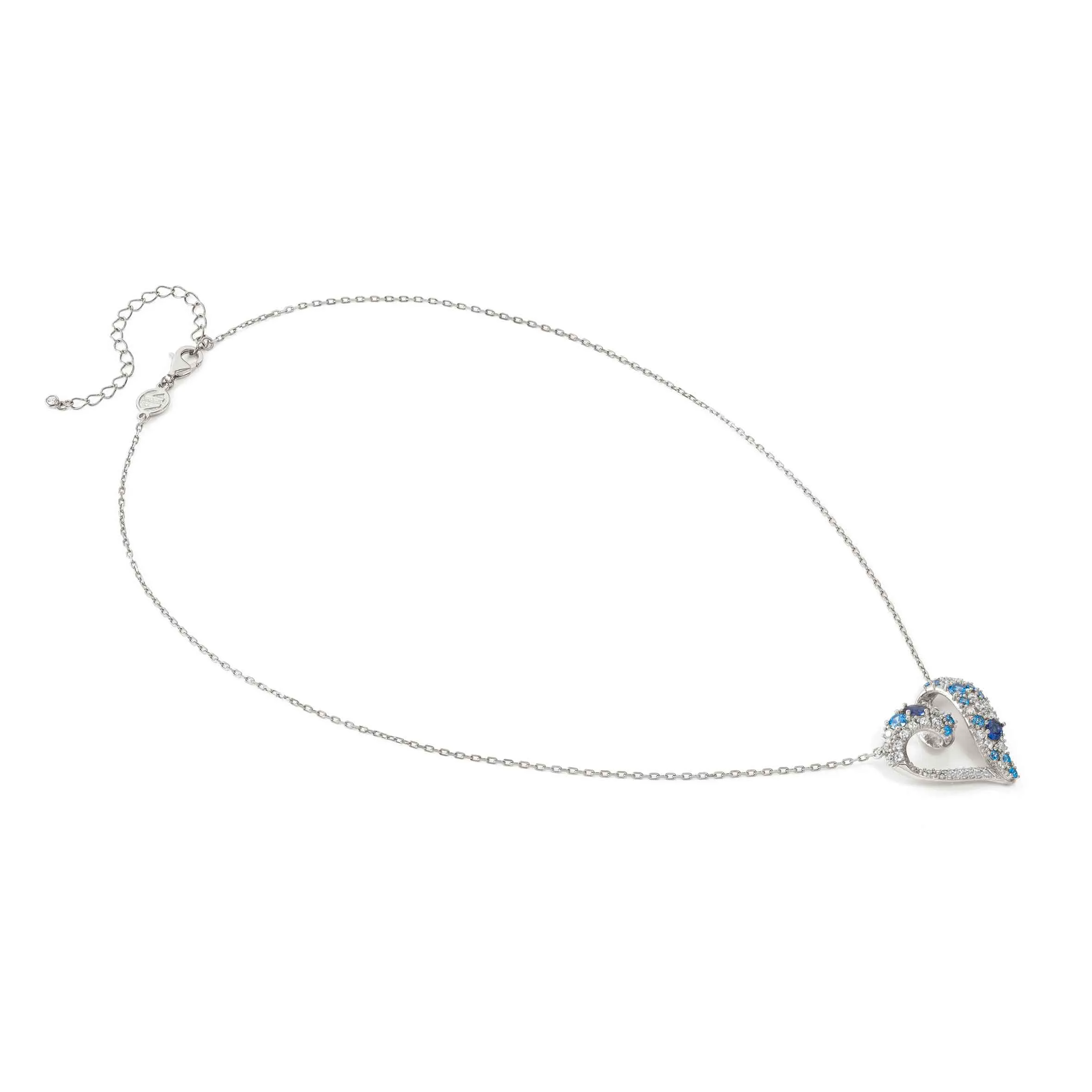 Mosaica necklace, Heart, White, Blue CZ - Nomination Qatar Mosaica necklace, Heart, White, Blue CZ - Image 5