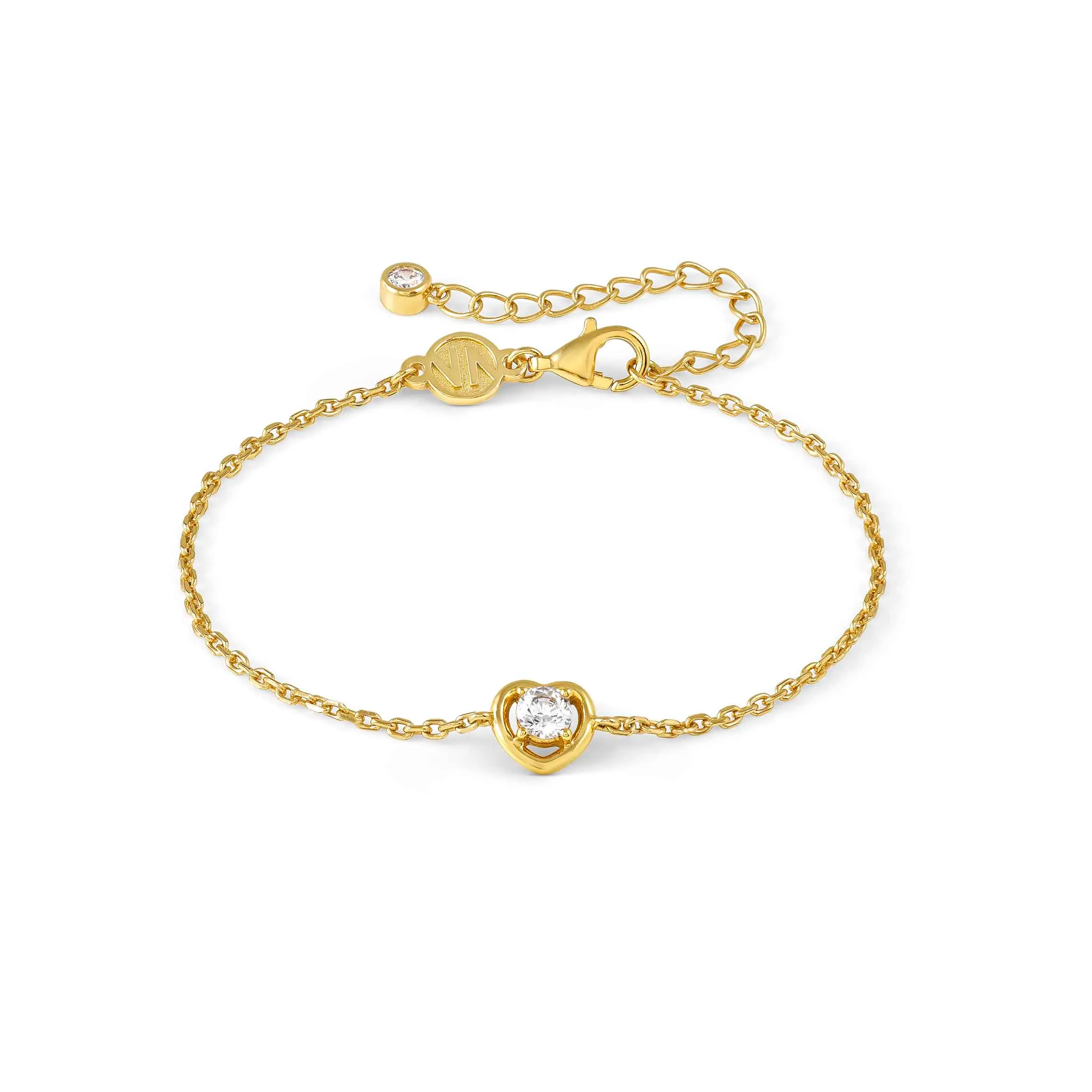 Sterling silver CosmicLove bracelet, yellow gold finish - Nomination Qatar Sterling silver CosmicLove bracelet, yellow gold finish