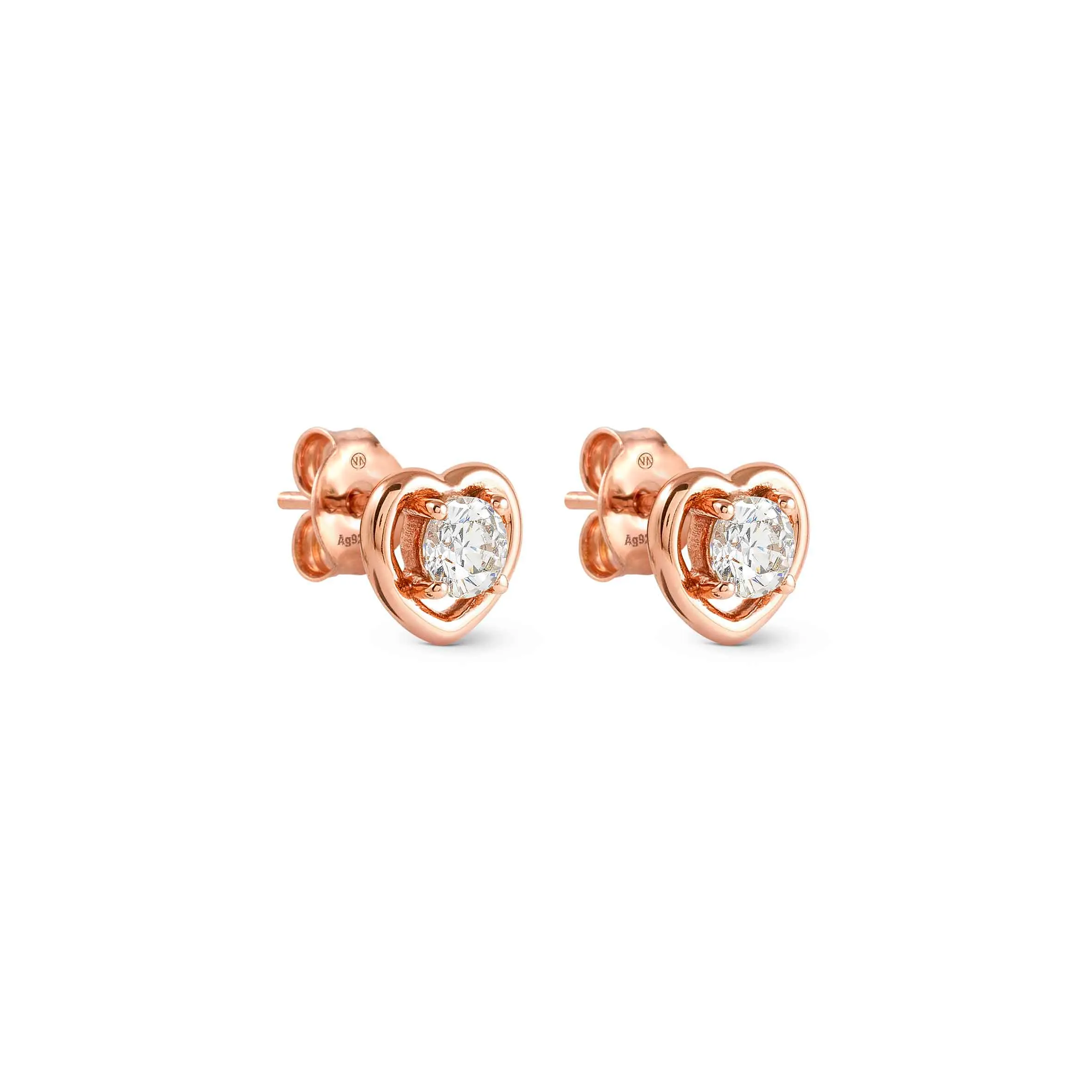 CosmicLove earrings, Heart with CZ - Nomination Qatar CosmicLove earrings, Heart with CZ - Image 4