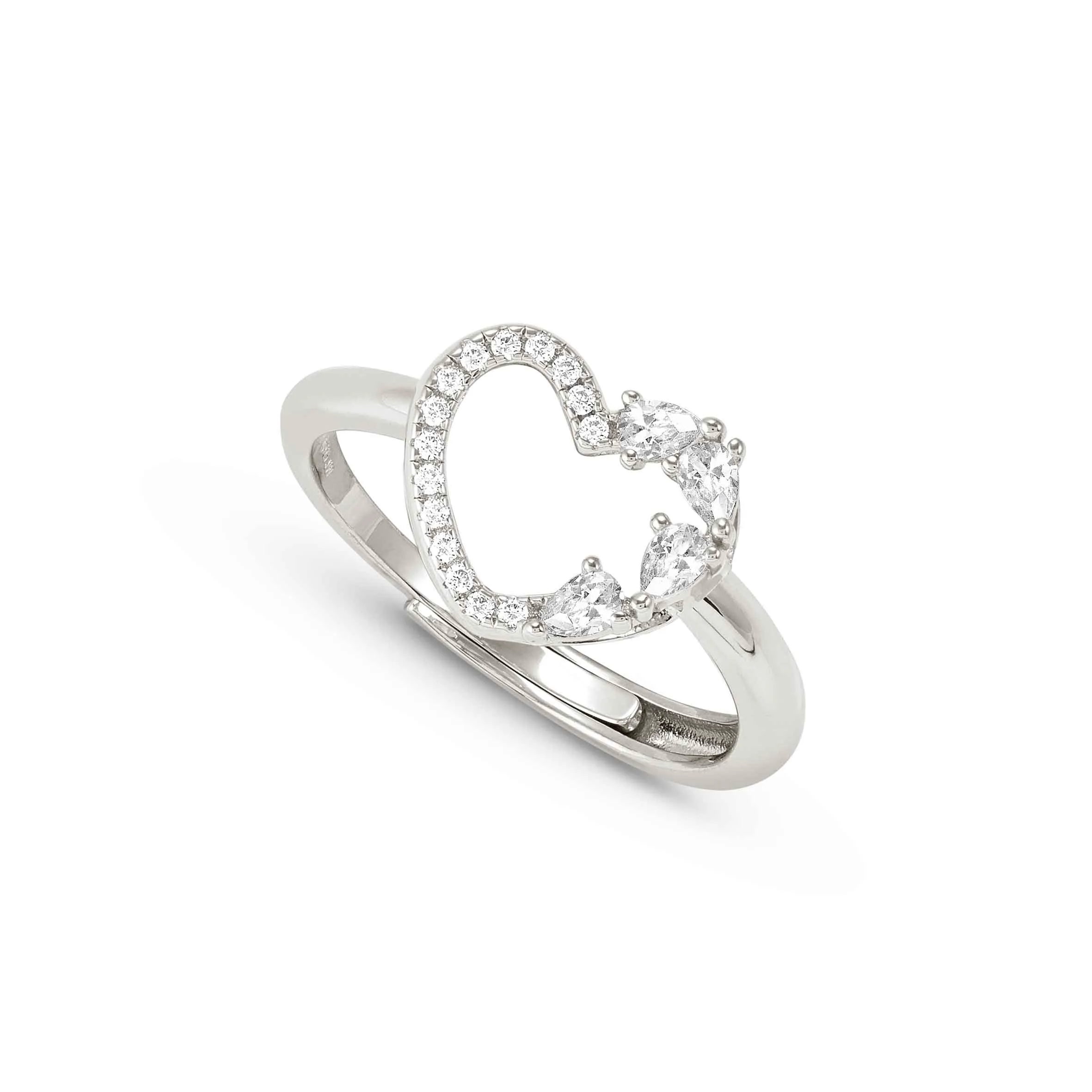 Shine Me Up ring, Heart and CZ - Nomination Qatar Shine Me Up ring, Heart and CZ