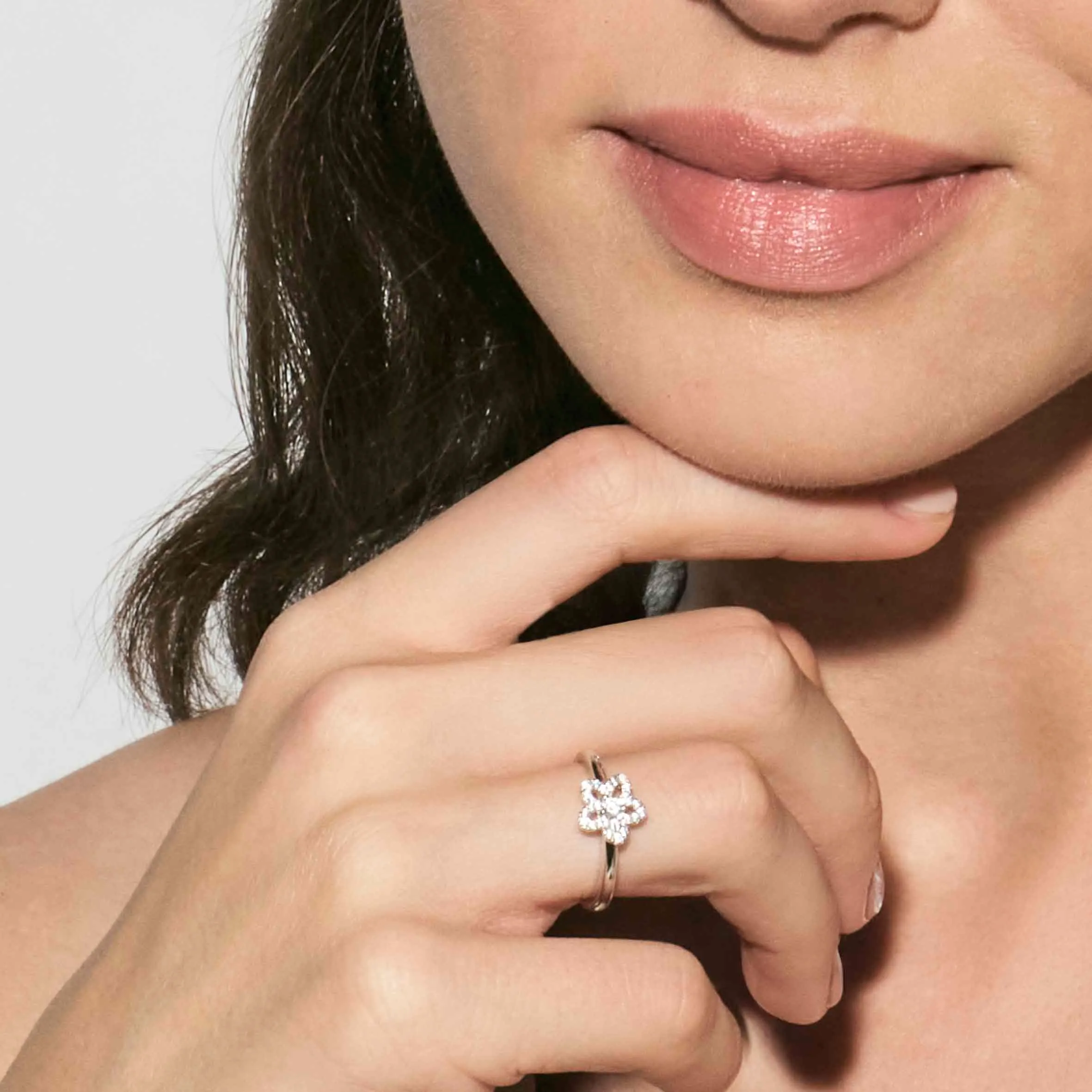 SweetMadame ring, Flower Cubic Zirconia - Nomination Qatar SweetMadame ring, Flower Cubic Zirconia - Image 2