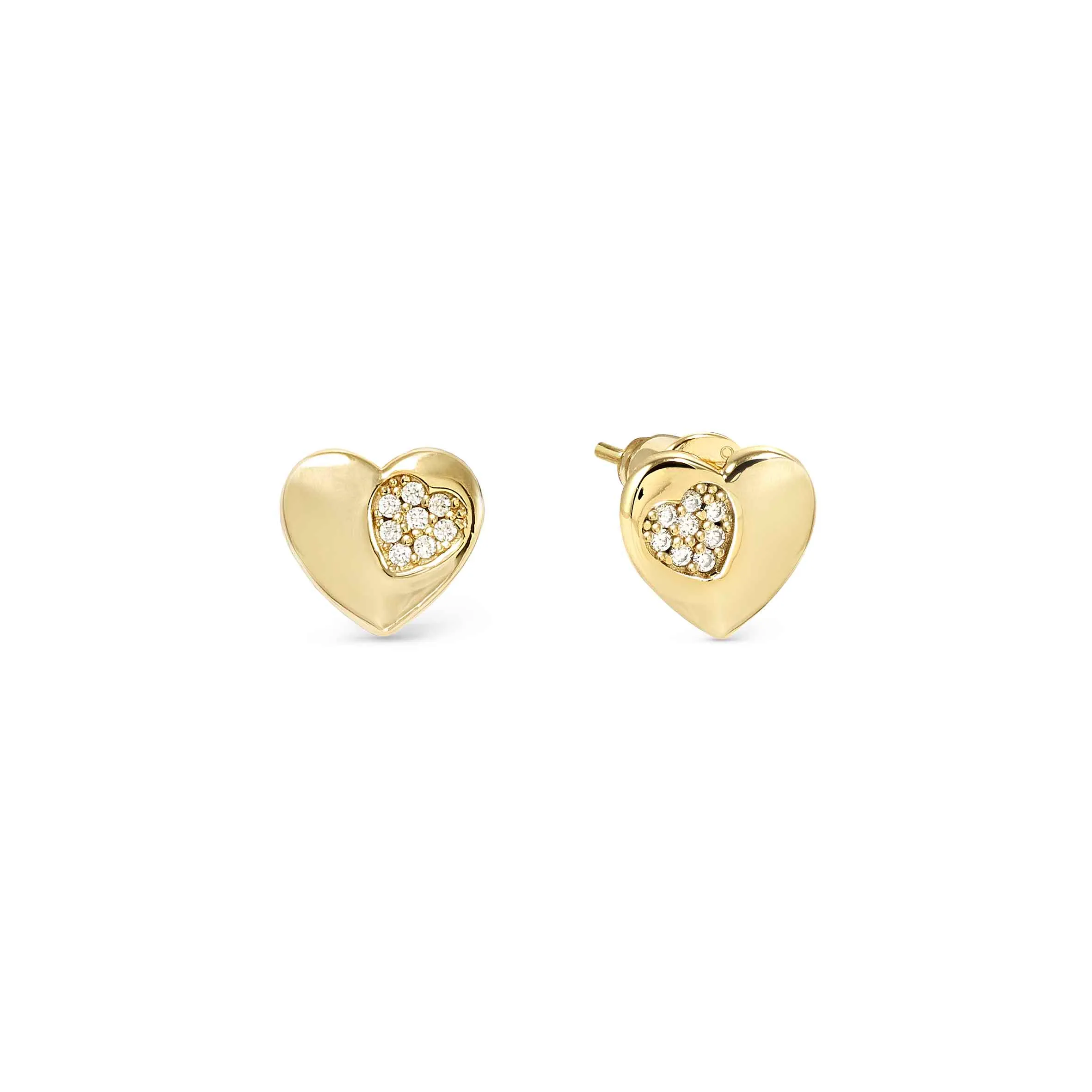 Petit Sparkle earrings, Heart - Nomination Qatar Petit Sparkle earrings, Heart