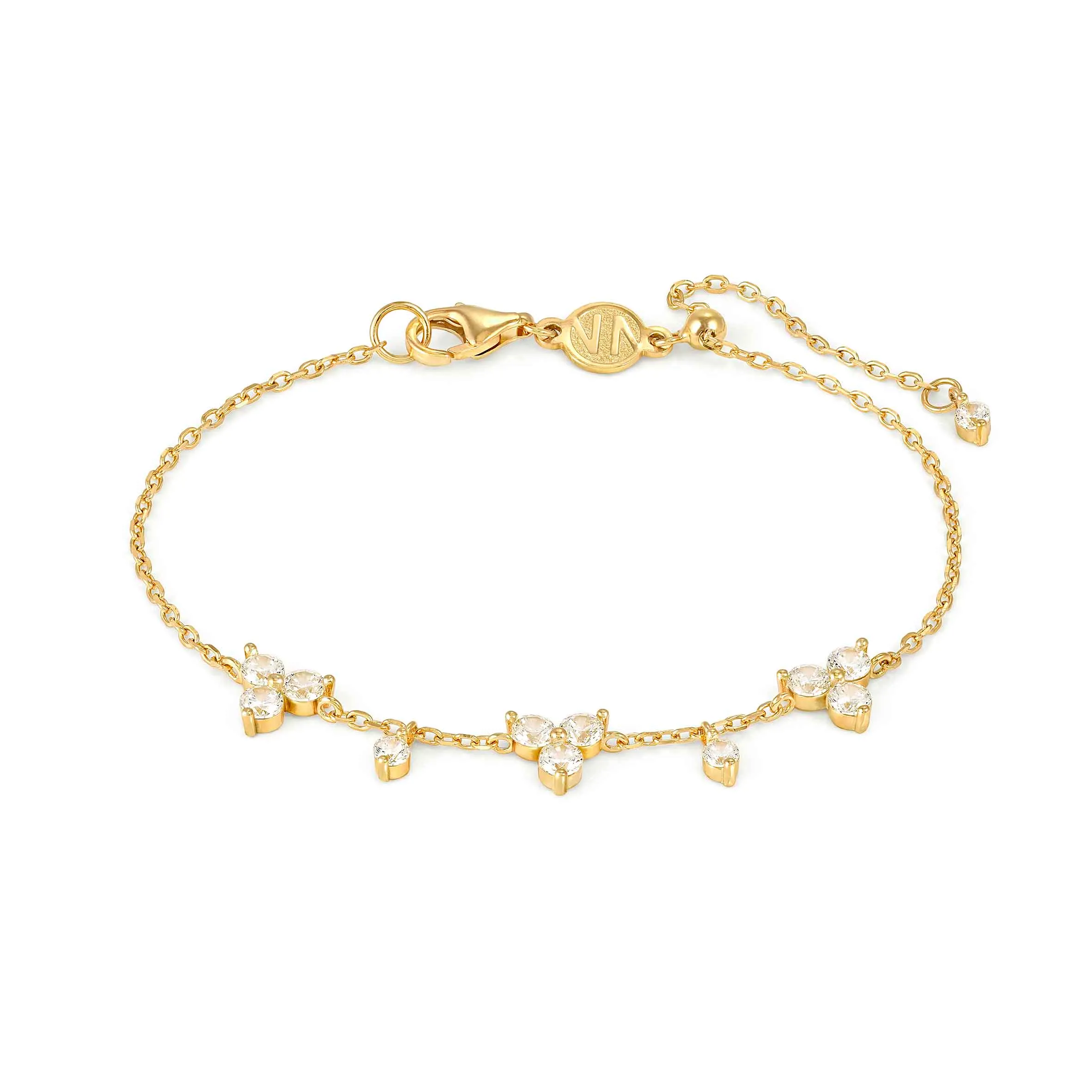 Life Bouquet bracelet with white stones - Nomination Qatar Life Bouquet bracelet with white stones