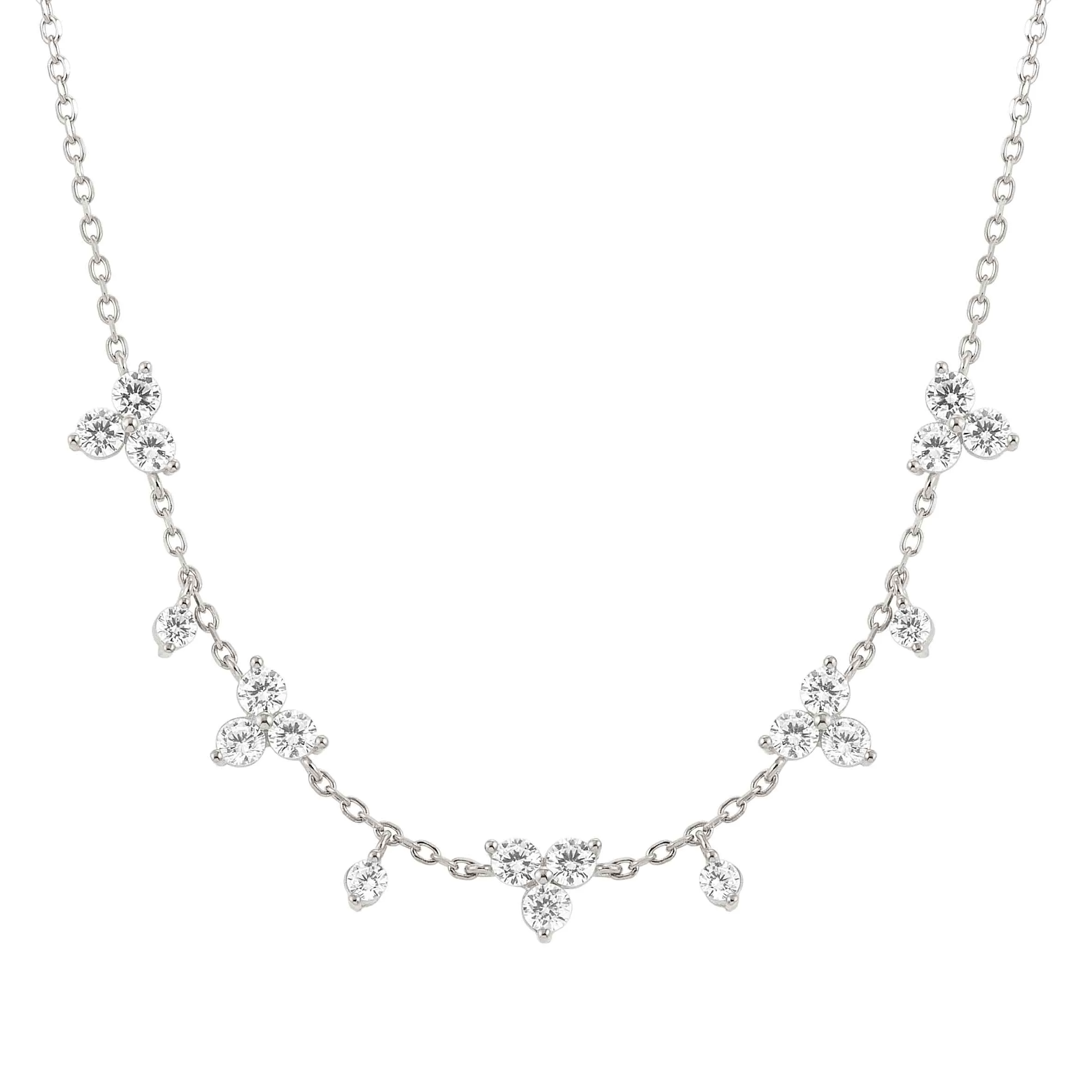Life Bouquet necklace with white stones - Nomination Qatar Life Bouquet necklace with white stones