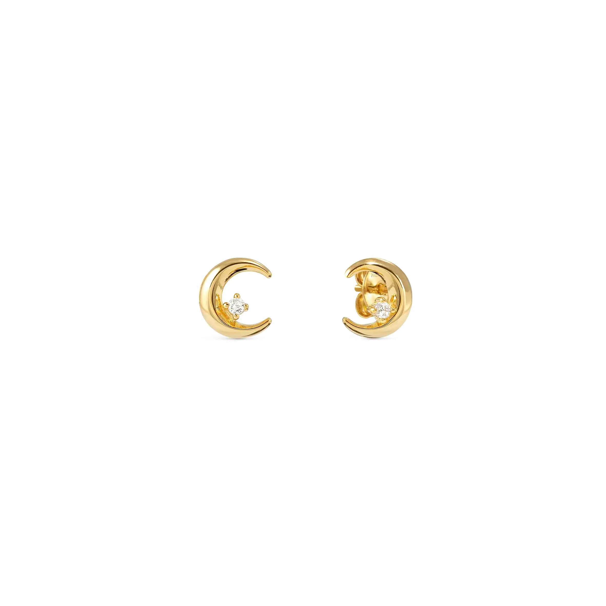 Dreams Beats Moon stud earrings - Nomination Qatar Dreams Beats Moon stud earrings