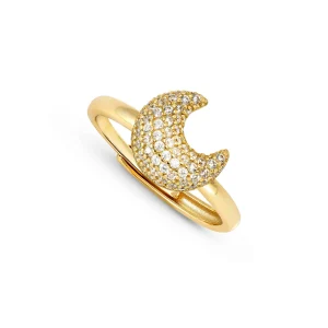 LifePoetry ring with rounded Moon