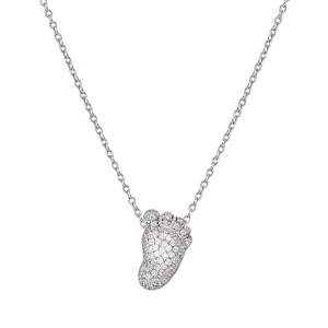 LifePoetry necklace with rounded footprint