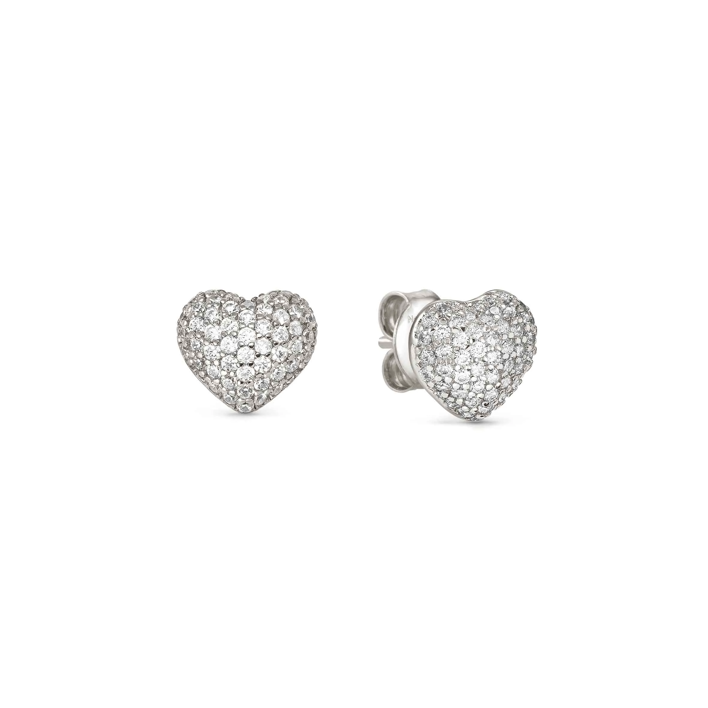 LifePoetry earrings with rounded Heart - Nomination Qatar LifePoetry earrings with rounded Heart