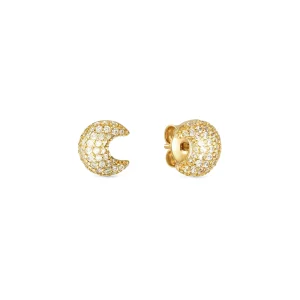 LifePoetry earrings with rounded Moon