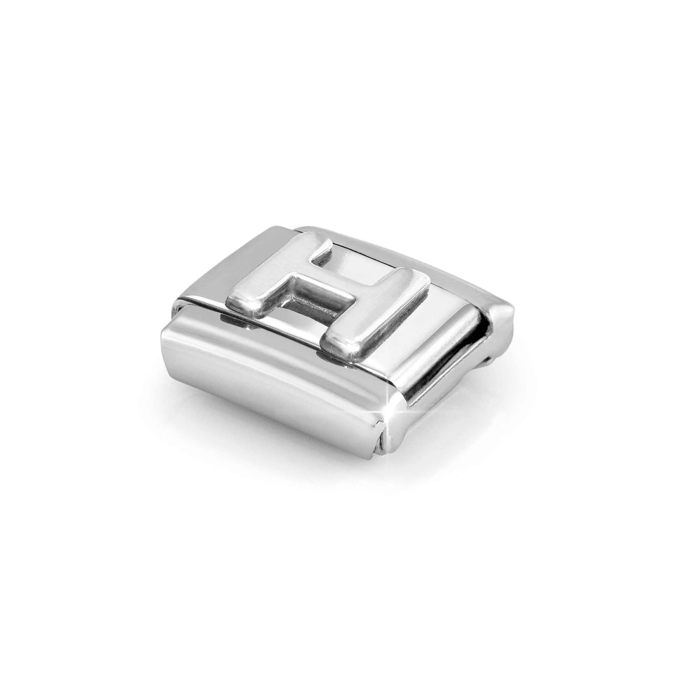 Charm, Composable Link, Letter H, silver - Nomination Qatar Charm, Composable Link, Letter H, silver - Image 5