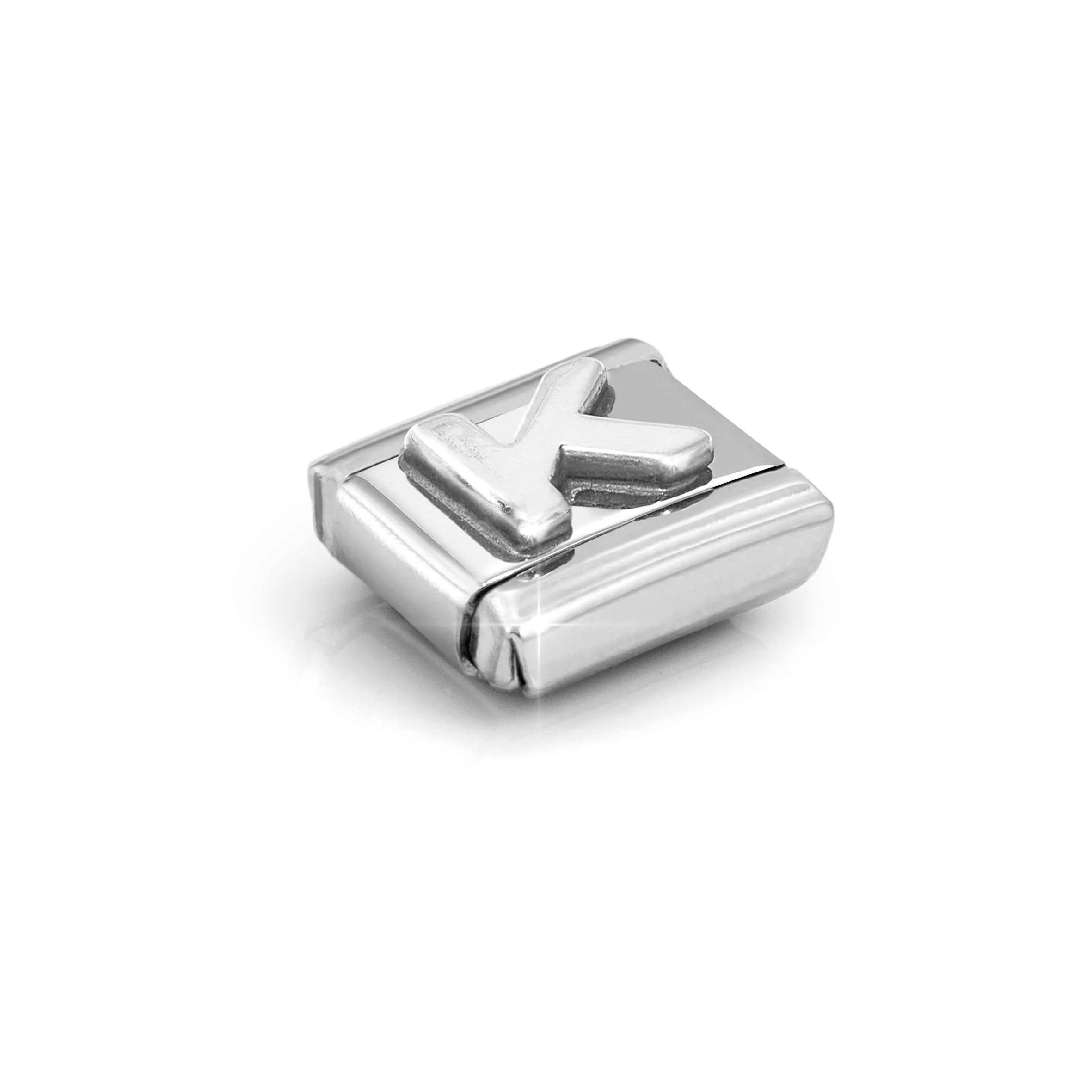 Charm, Composable Link, Letter K, silver - Nomination Qatar Charm, Composable Link, Letter K, silver - Image 5