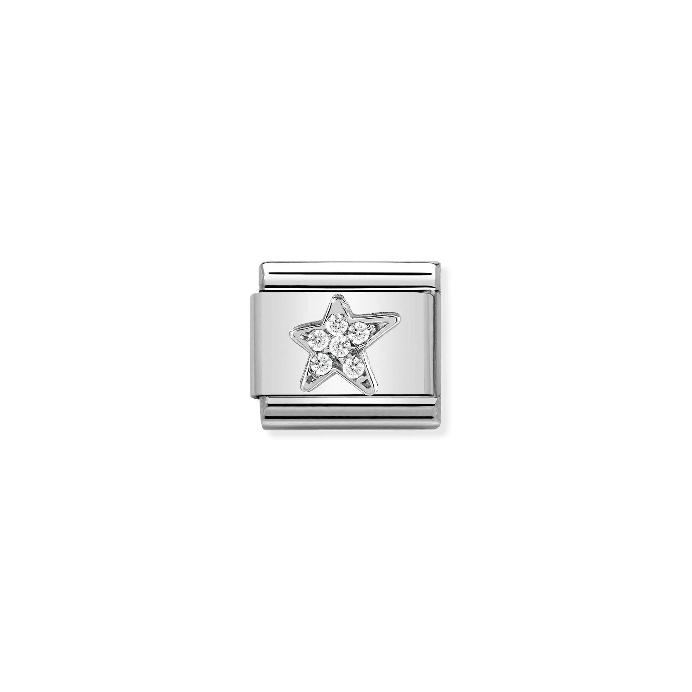 Charm, Composable Link, Asymmetric Star Silve - Nomination Qatar Charm, Composable Link, Asymmetric Star Silve