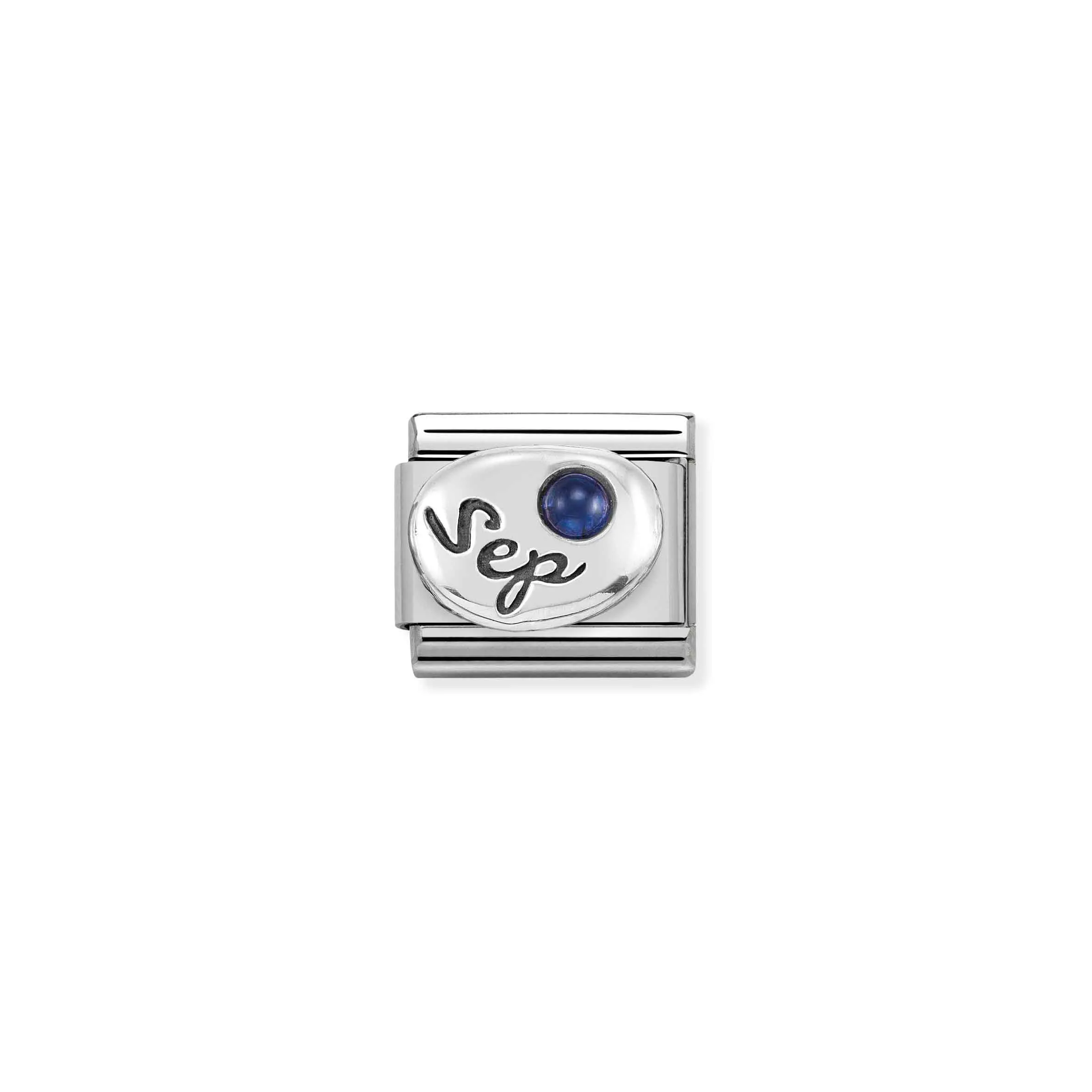 Charm, Composable Link, September in Silver - Nomination Qatar Charm, Composable Link, September in Silver
