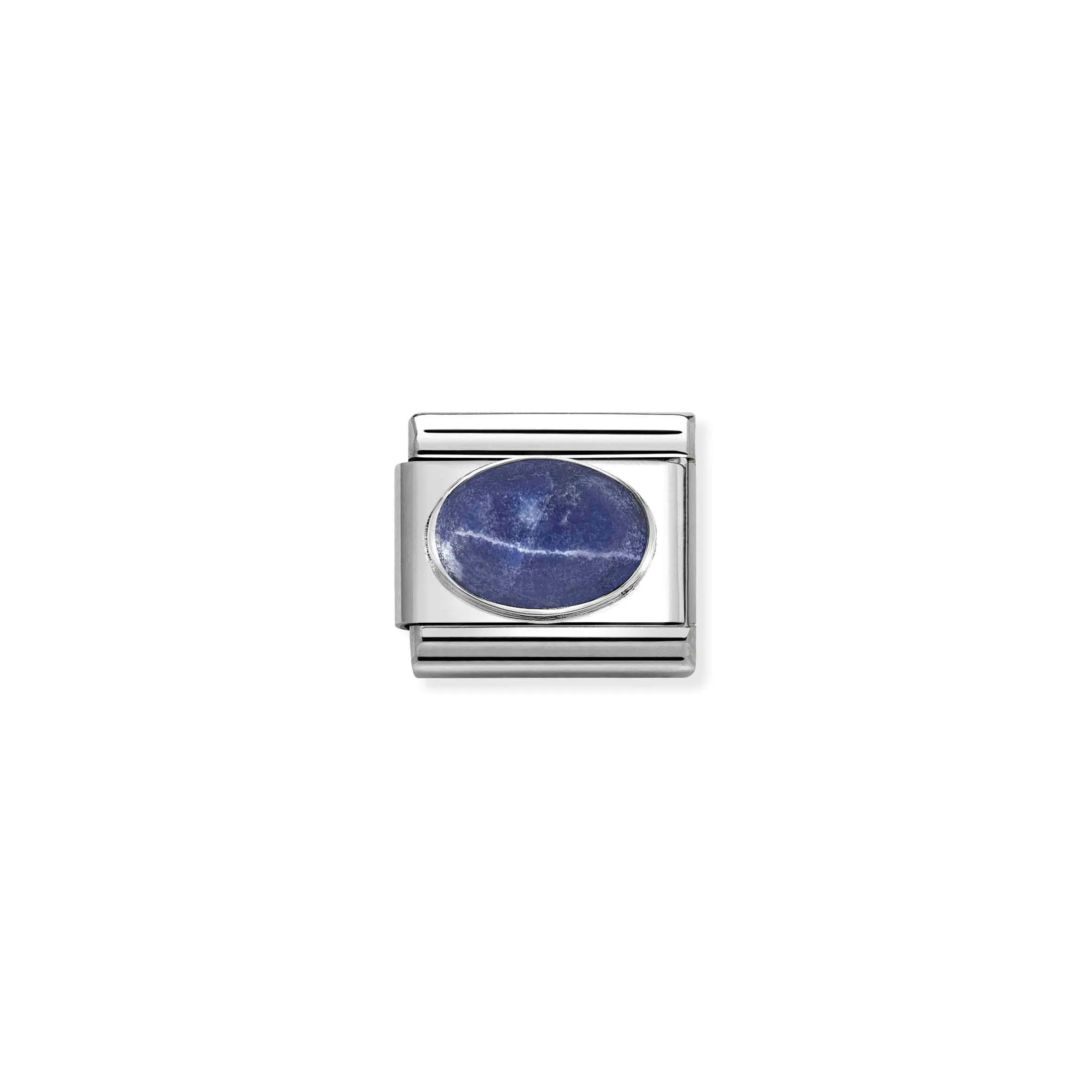 Charm, Composable Link, Sodalite stone - Nomination Qatar Charm, Composable Link, Sodalite stone
