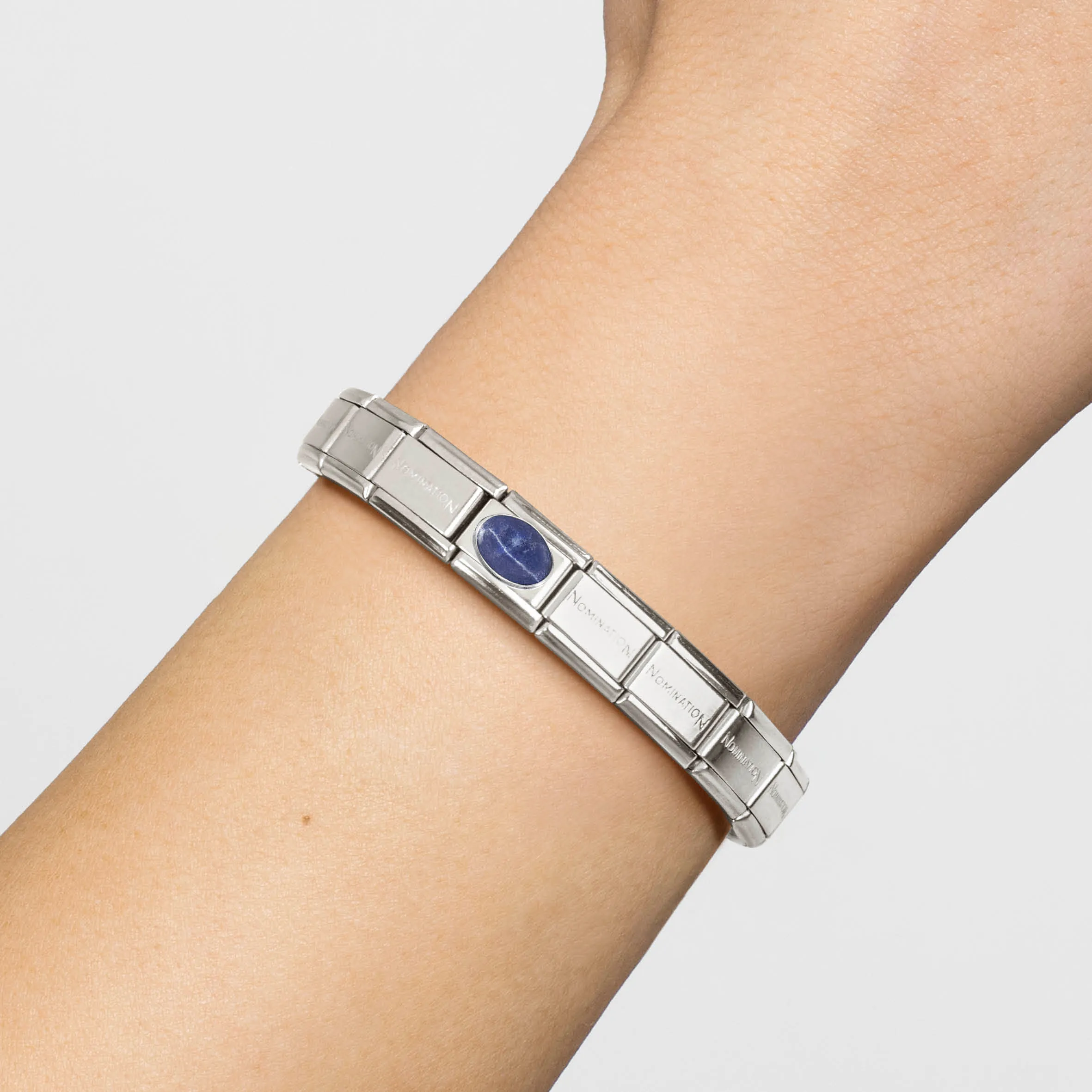Charm, Composable Link, Sodalite stone - Nomination Qatar Charm, Composable Link, Sodalite stone - Image 2