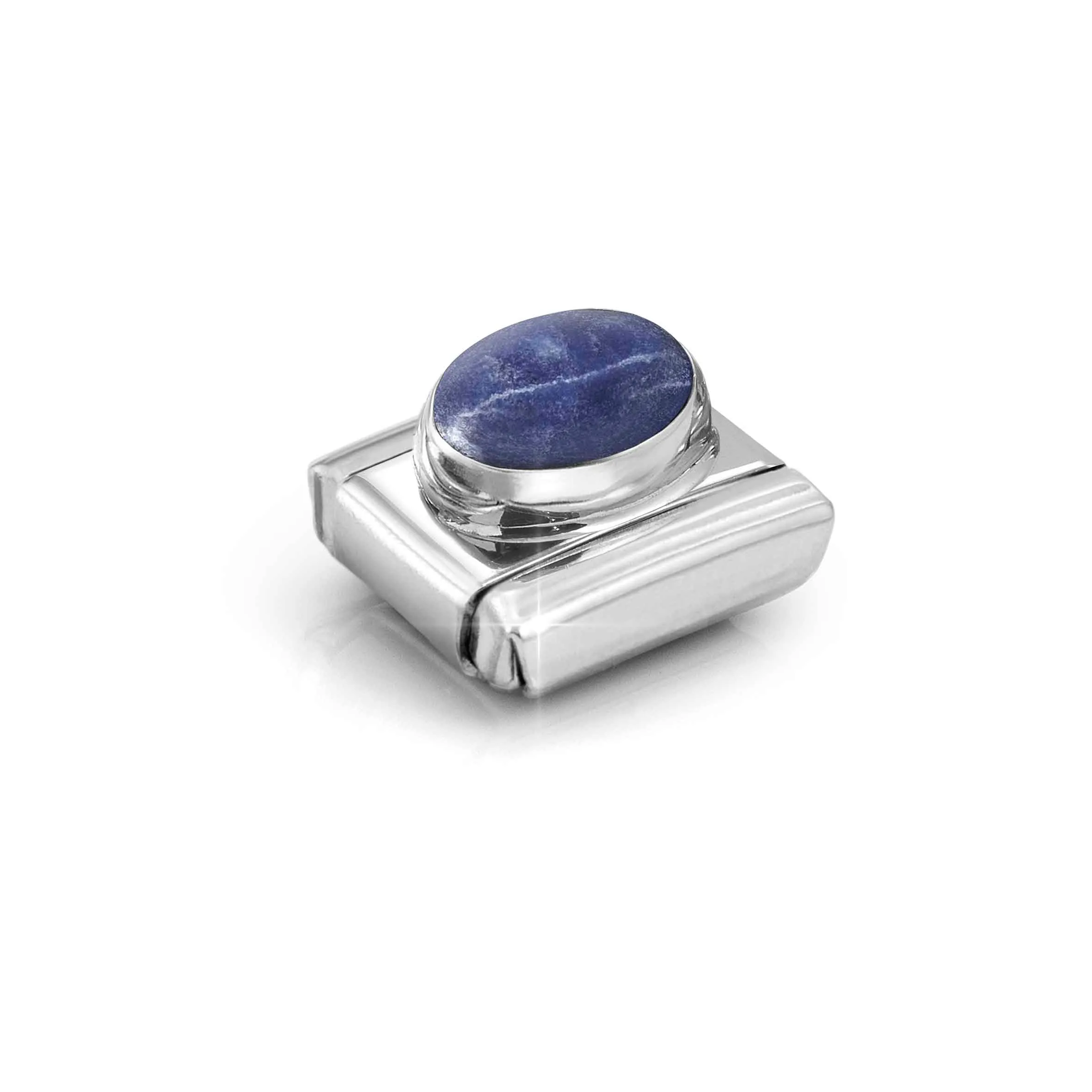 Charm, Composable Link, Sodalite stone - Nomination Qatar Charm, Composable Link, Sodalite stone - Image 5
