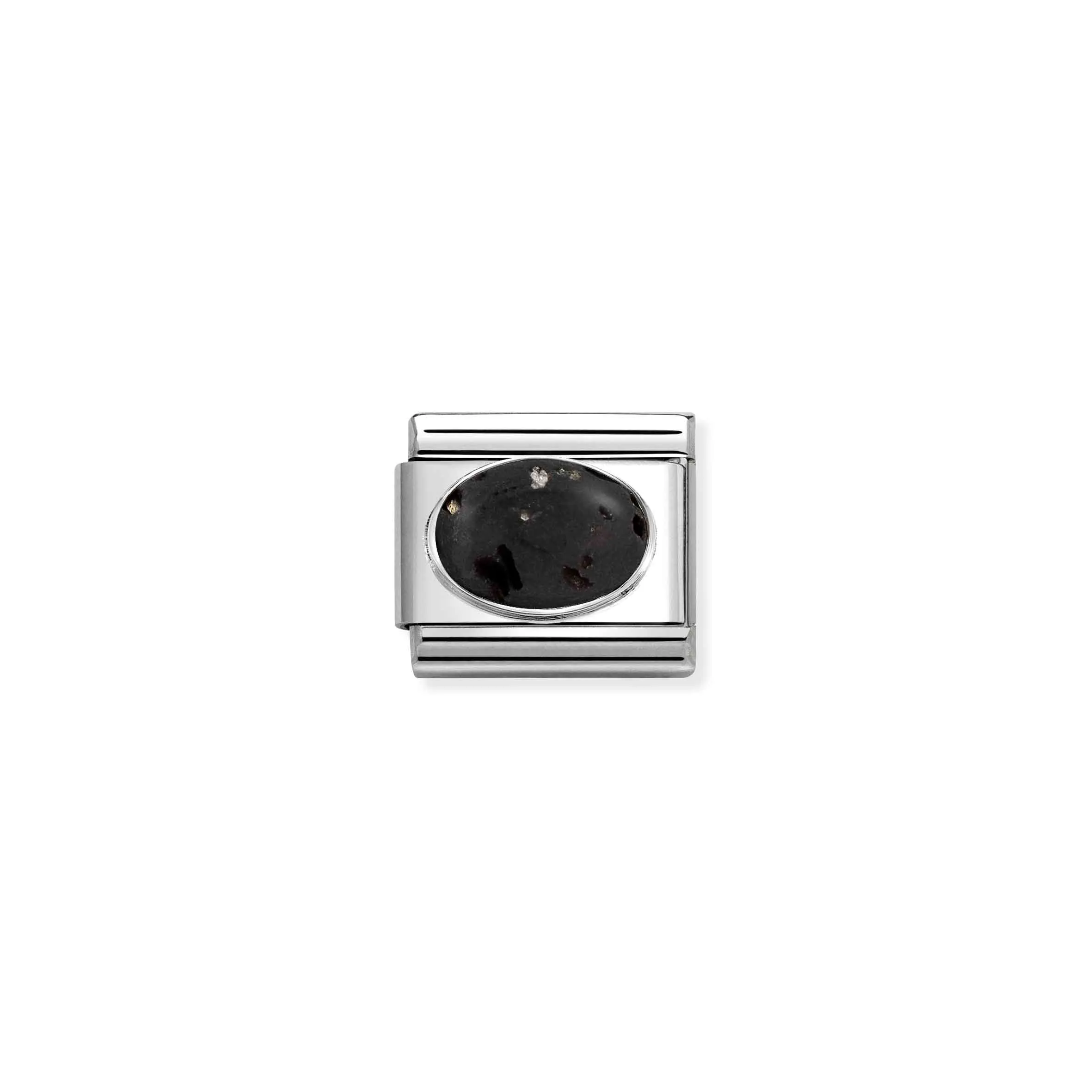 Charm, Composable Link, Lava stone - Nomination Qatar Charm, Composable Link, Lava stone
