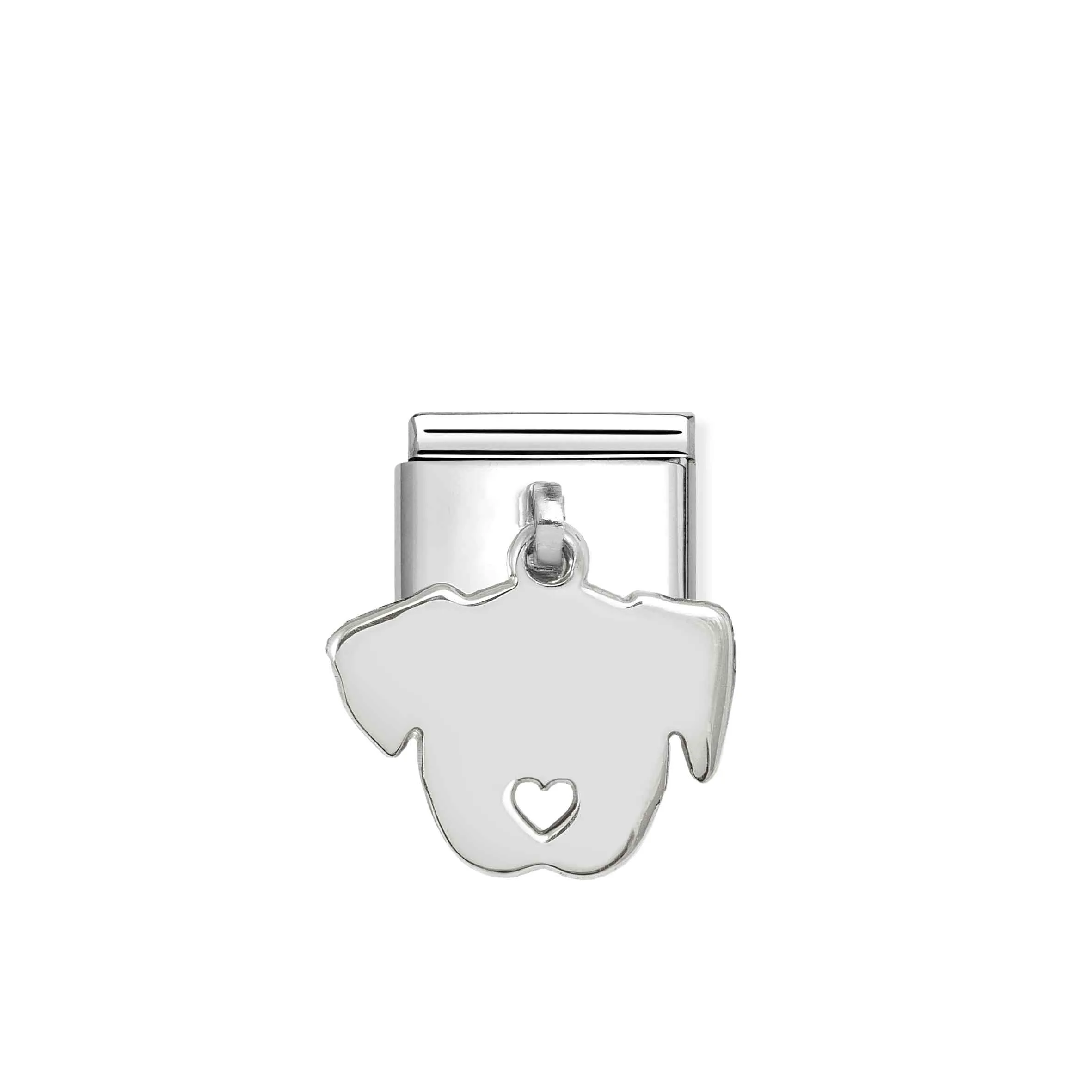Composable Classic Link, Dog Engraving Pendant - Nomination Qatar Composable Classic Link, Dog Engraving Pendant