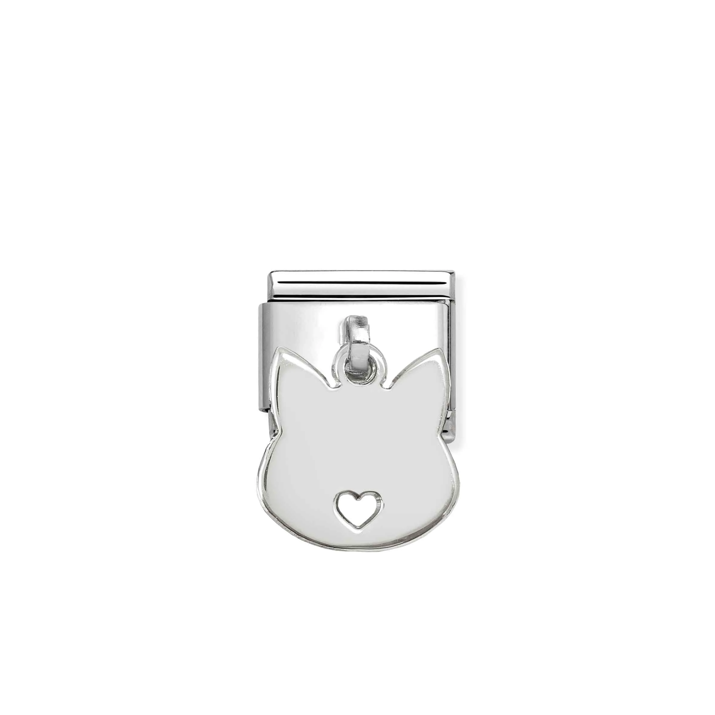 Composable Classic Link, Cat Engraving Pendant - Nomination Qatar Composable Classic Link, Cat Engraving Pendant